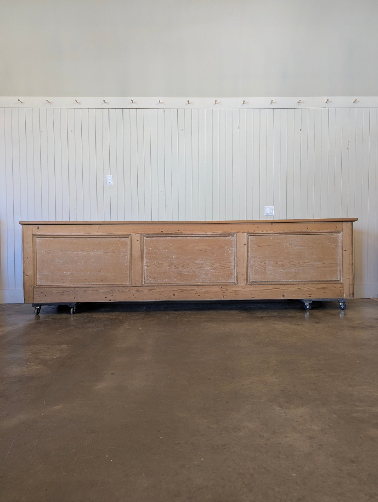 12ft Pine Haberdashery Counter