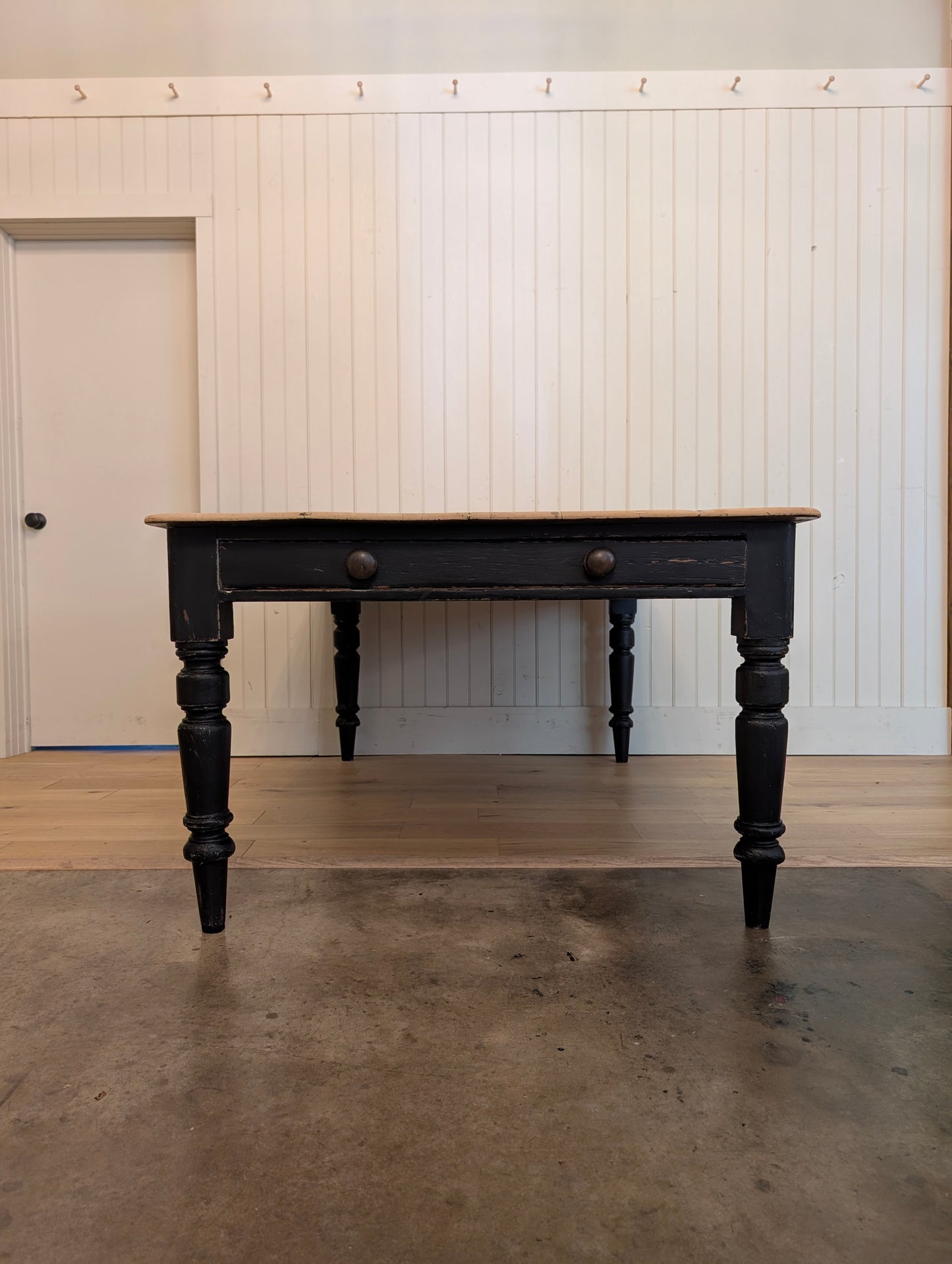 Ebonized English Pine Table