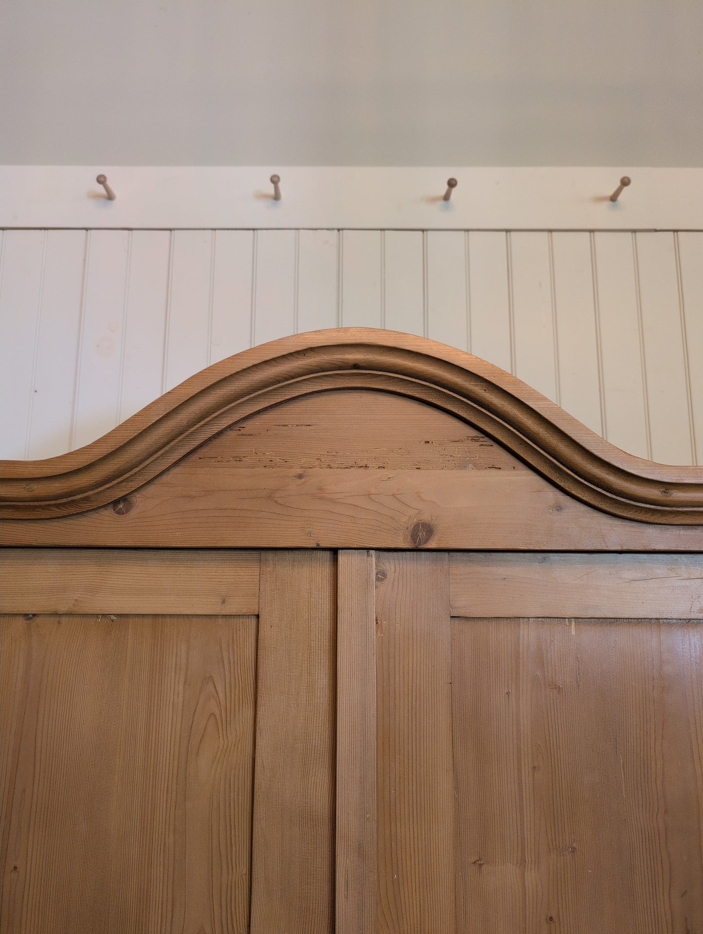 Double Door Arch Top Wardrobe