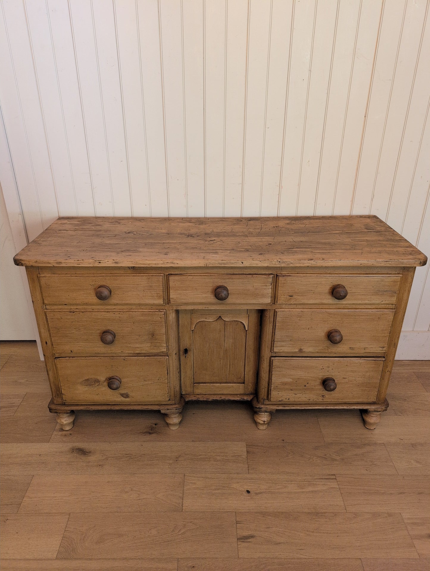 Opulent English Pine Sideboard