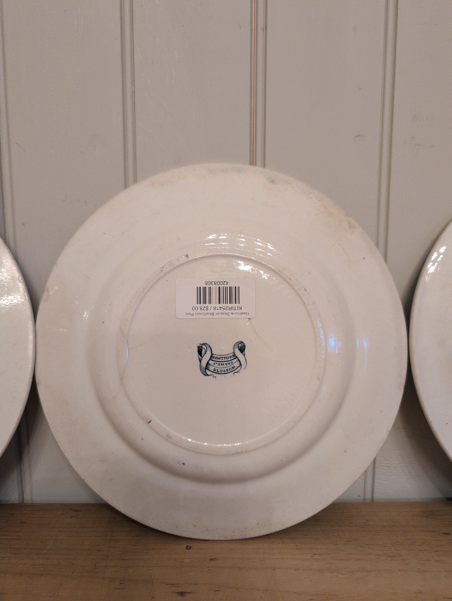 Hawthorne Blossom Blue/Green Plate