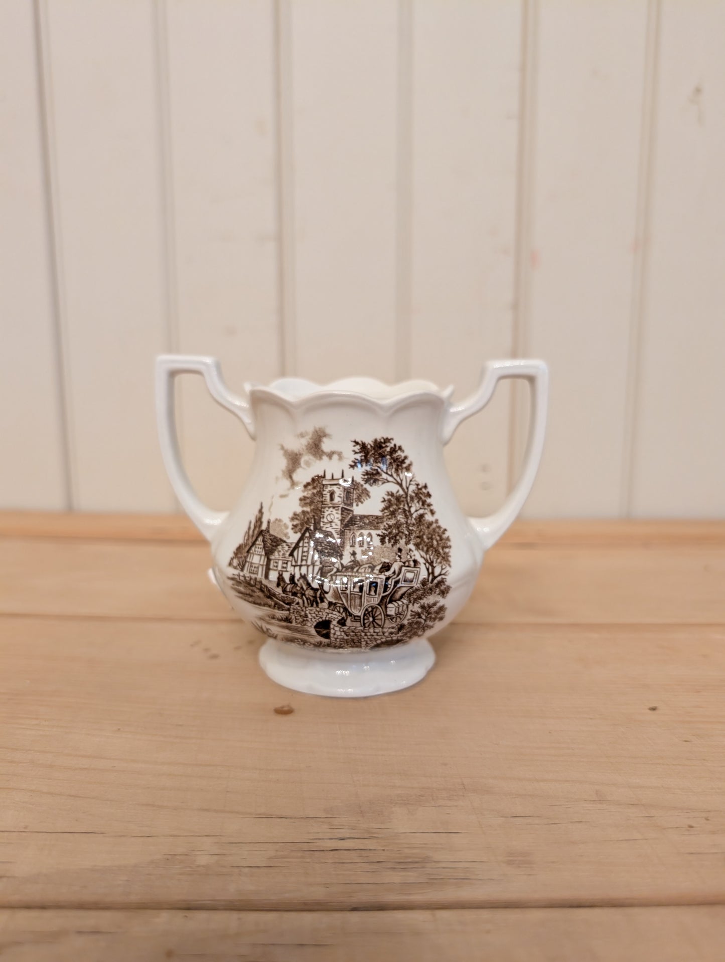 Meakin "Stratford Stage" Sugar Bowl, no Lid