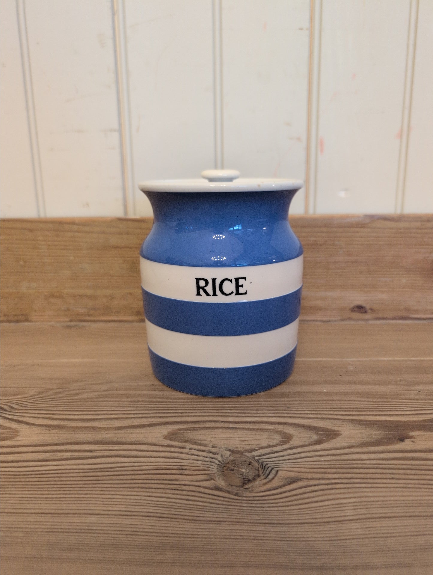 Cornishware Canister Rice