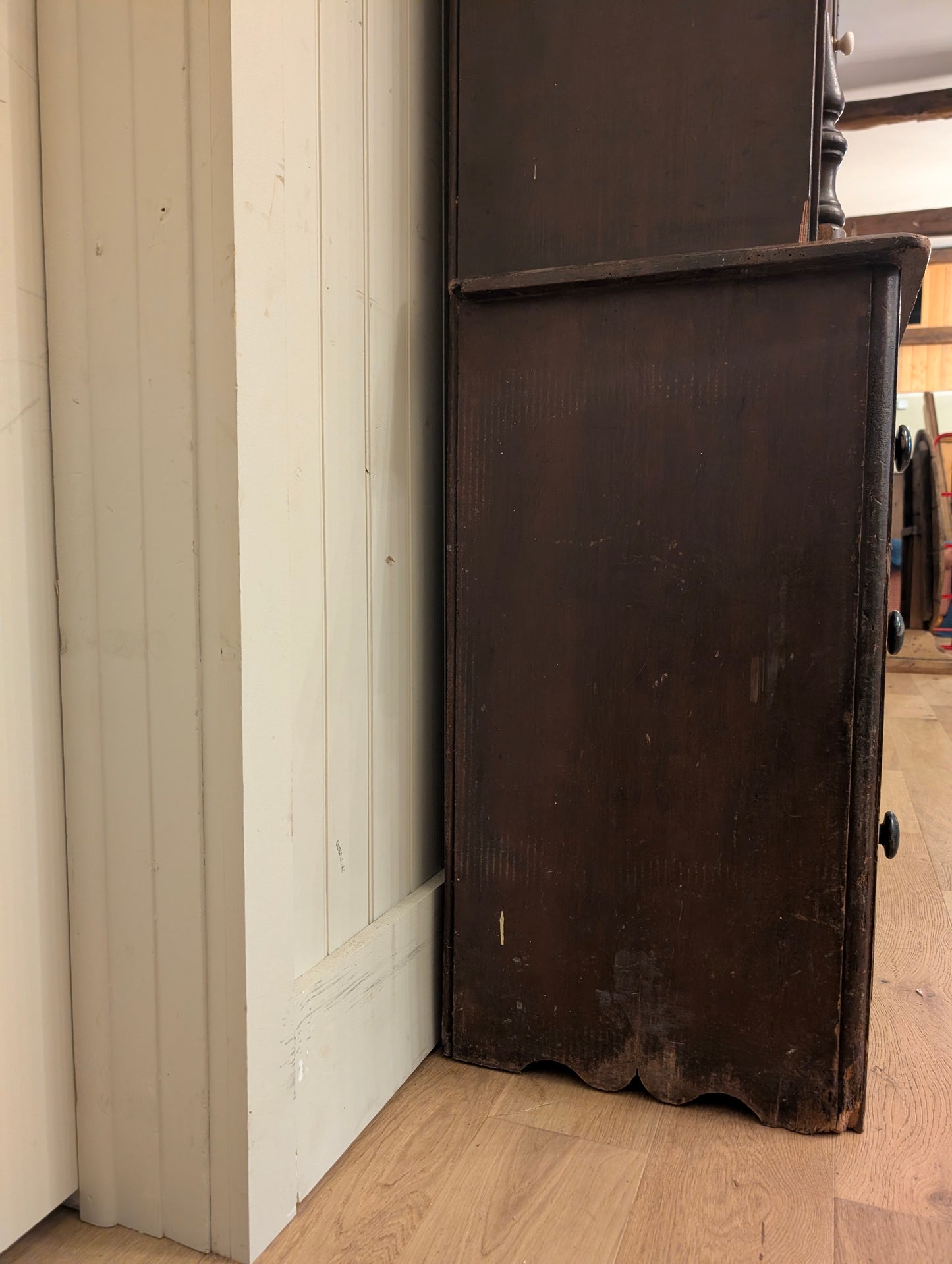 Painted Pine Glazed Hutch