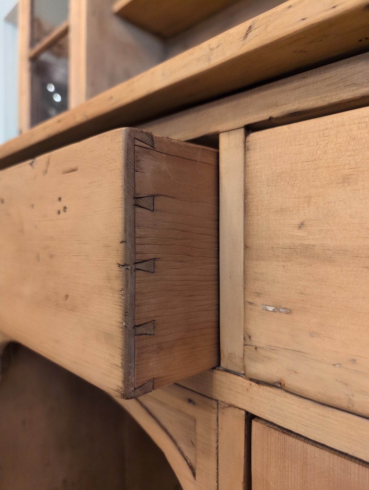 Glazed Dog Kennel Dresser