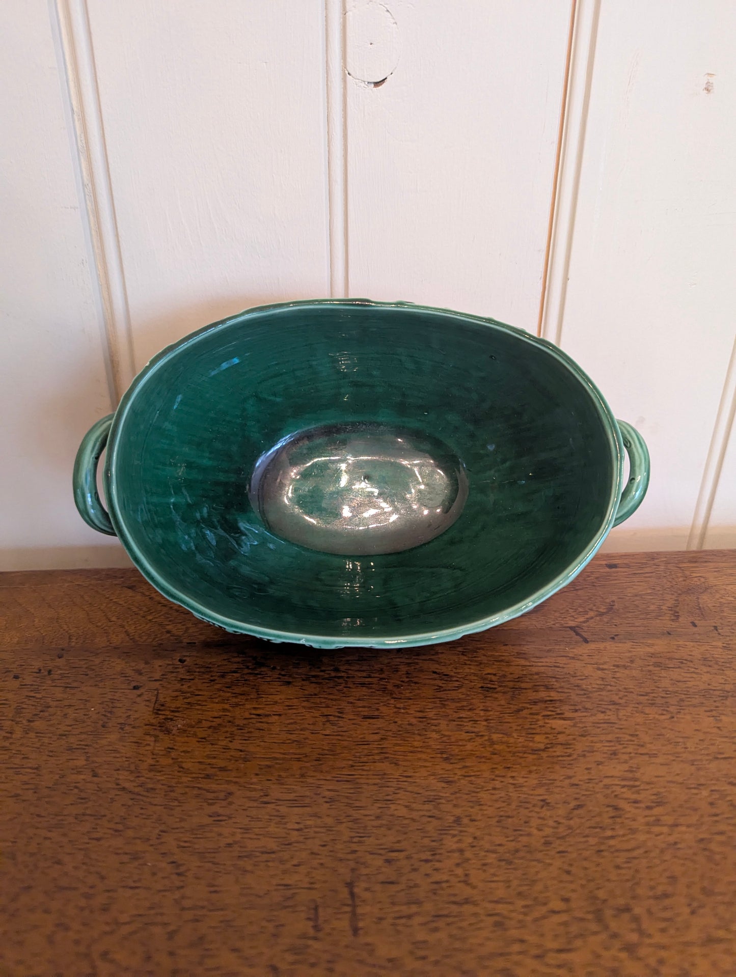 Majolica Oval Bowl