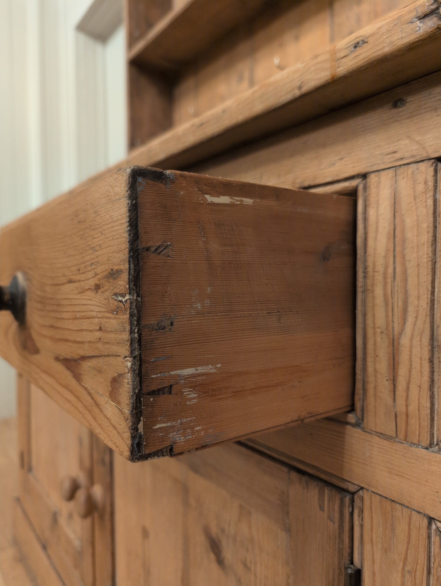 Victorian Pine 8ft Dresser