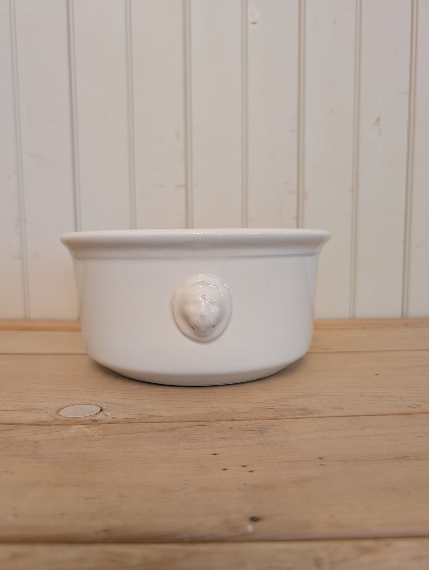 French Lion Head Serving Bowl