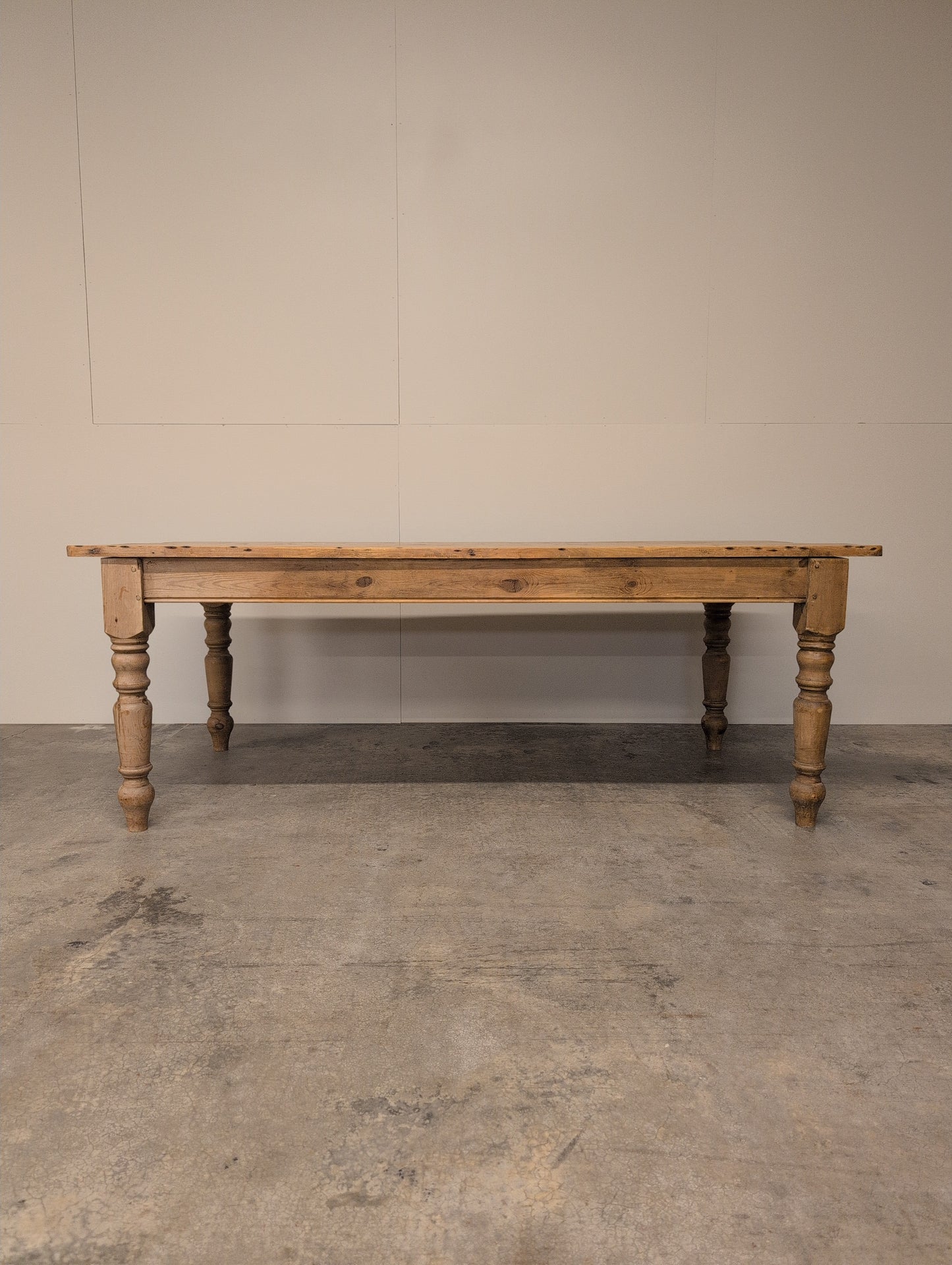 7ft Plank Top Pine Table