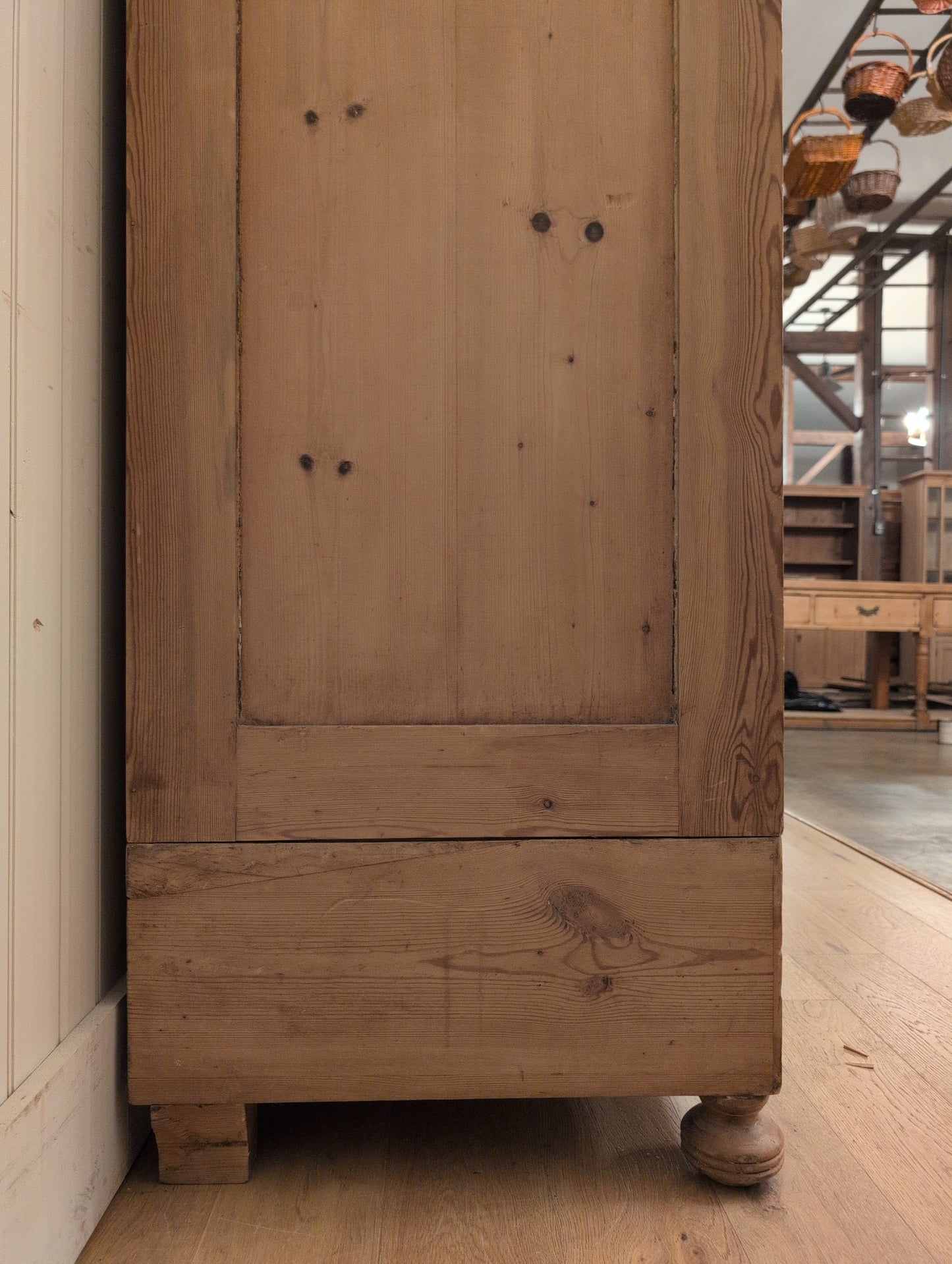 Traditional English Pine Wardrobe