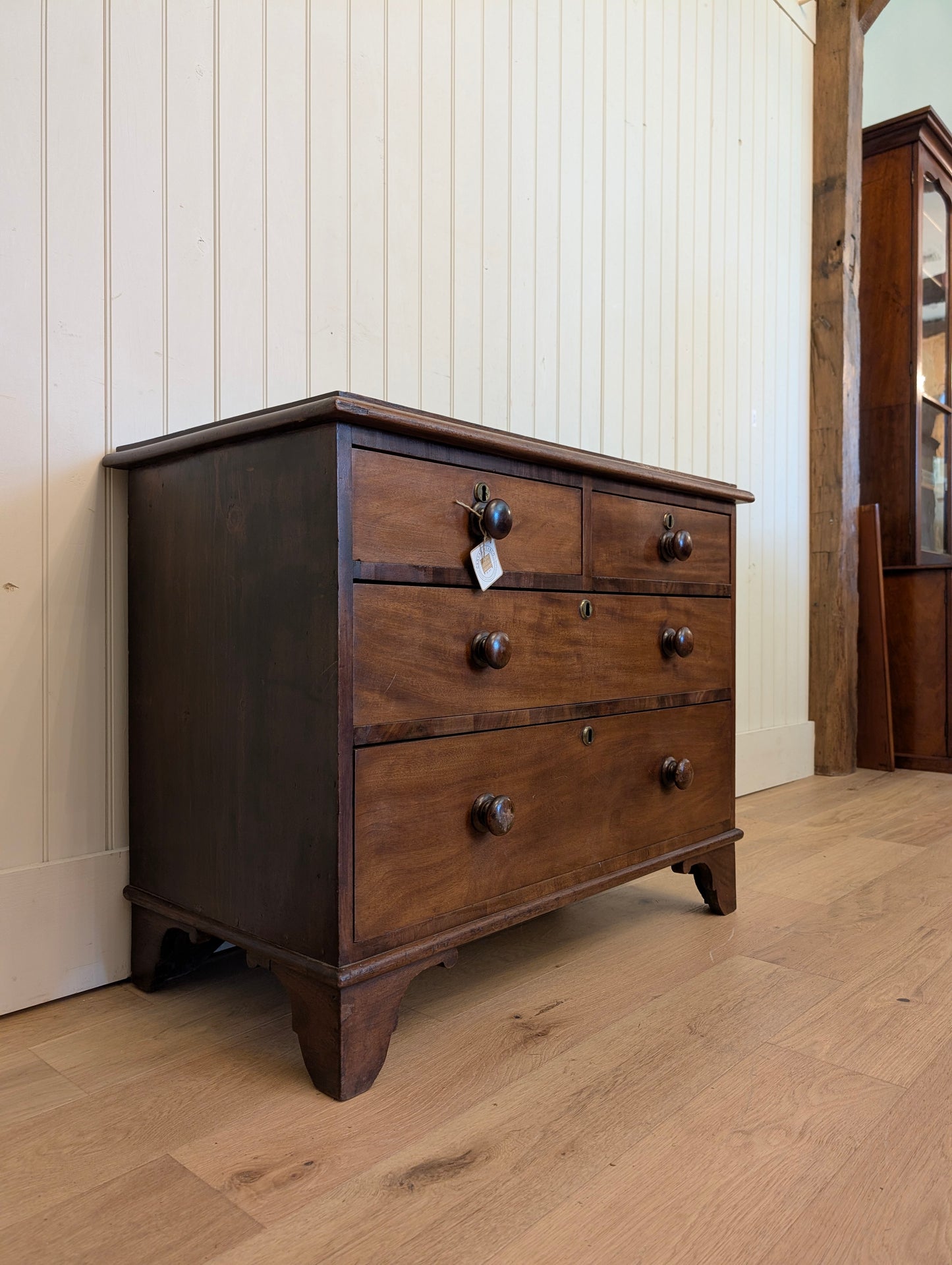 Mahogany 2 Over 2 Chest