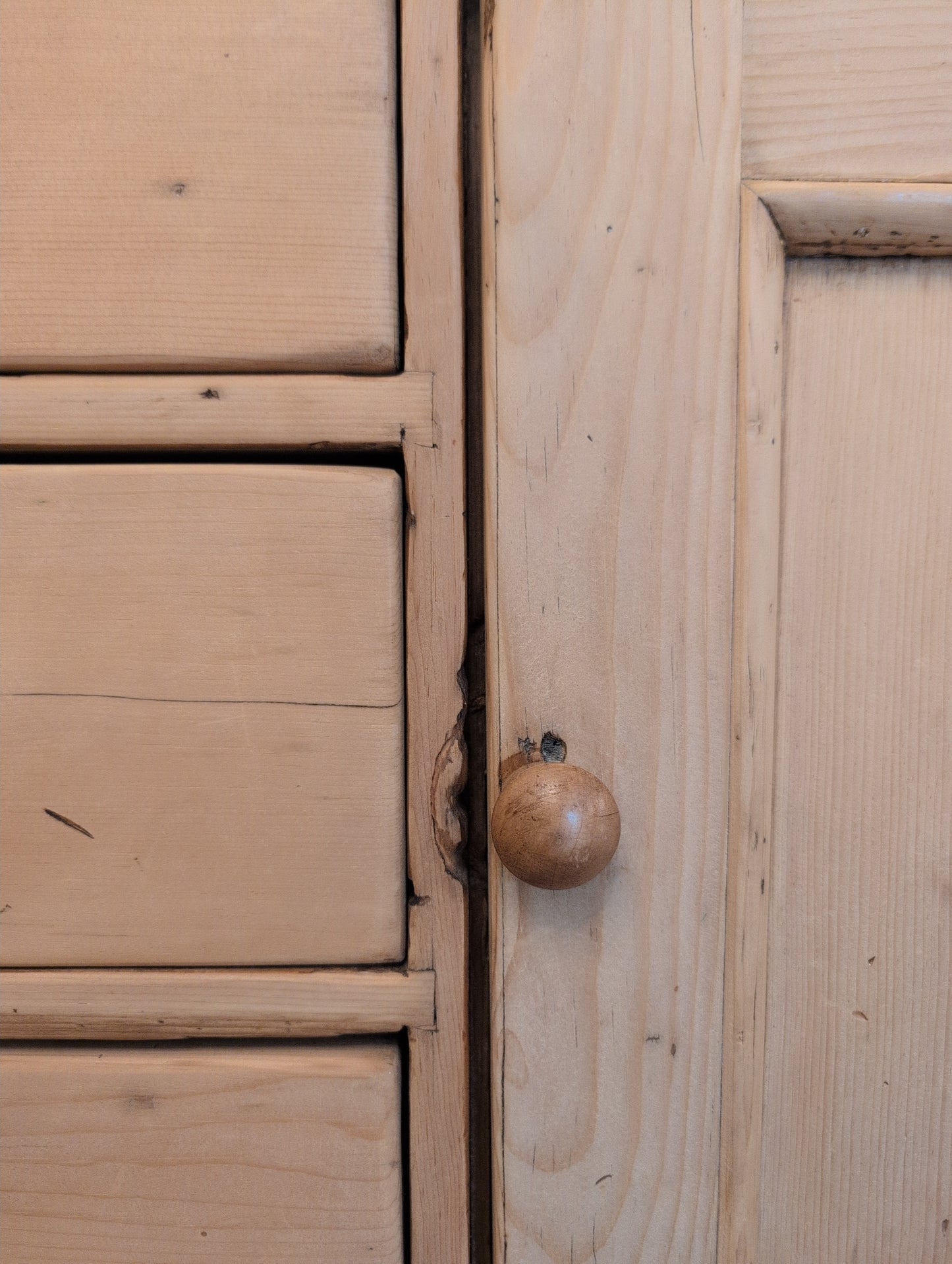 Impressive Stripped Pine Sideboard