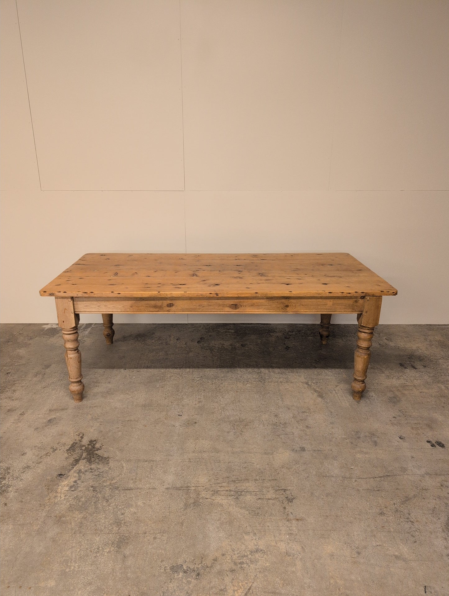 7ft Plank Top Pine Table