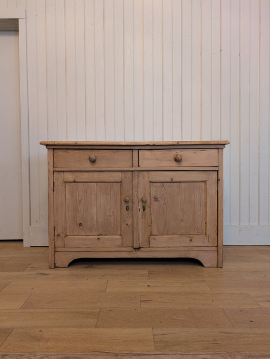 English Pine 2 Over 2 Cupboard