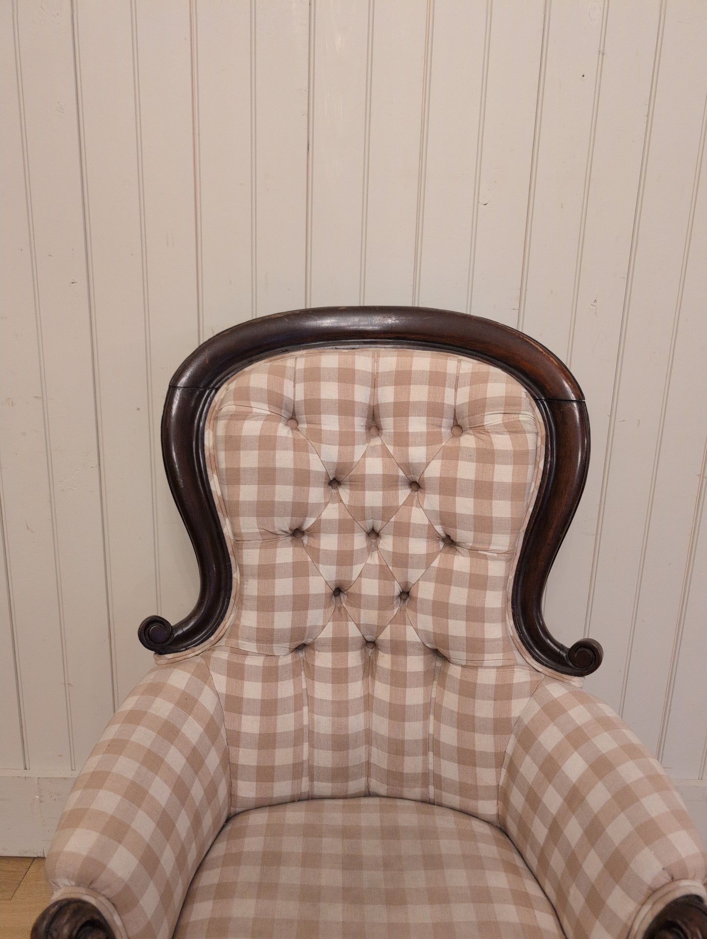 Gingham Nursing Chair