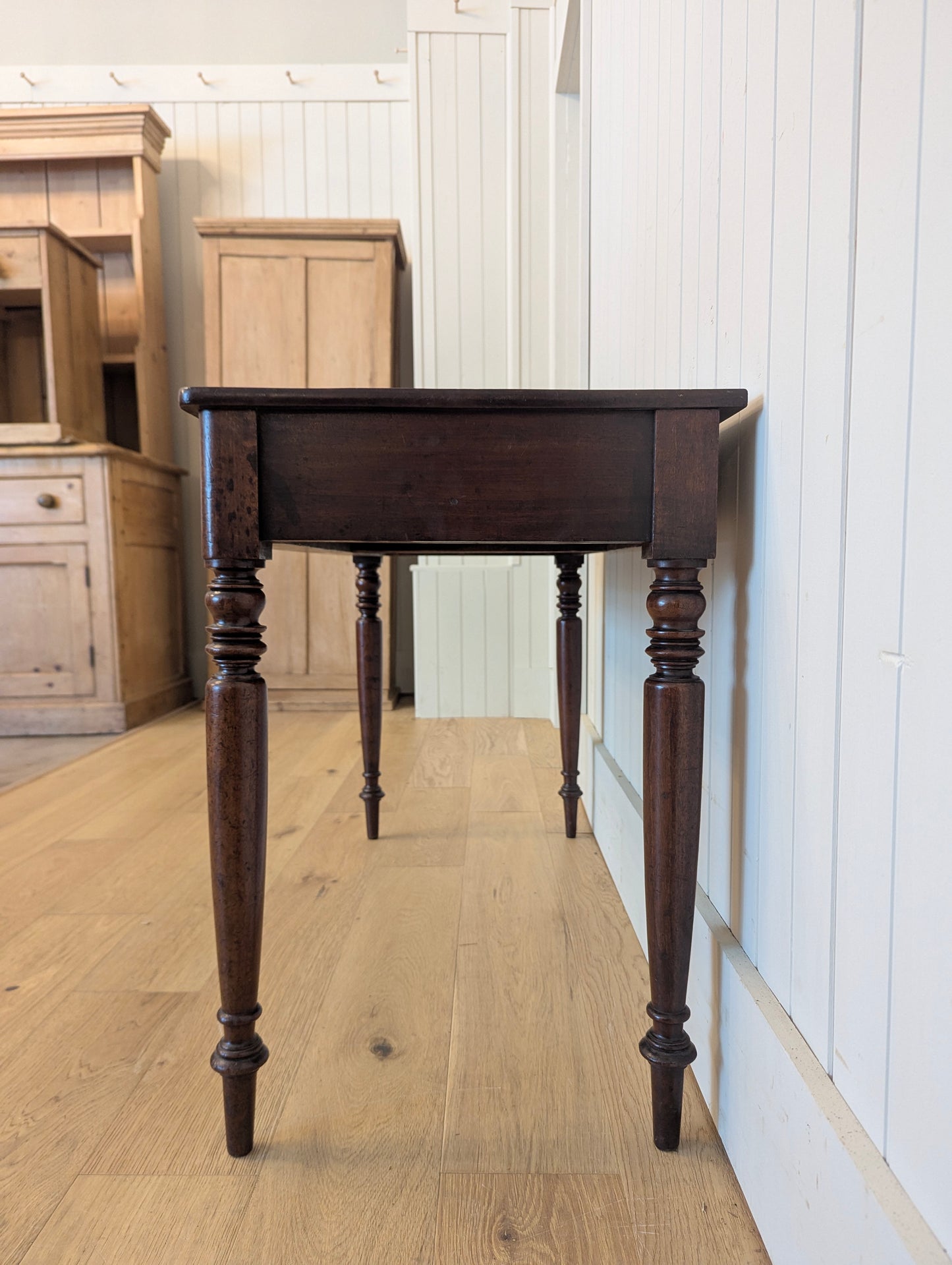 Mahogany 2 Drawer Hall Table