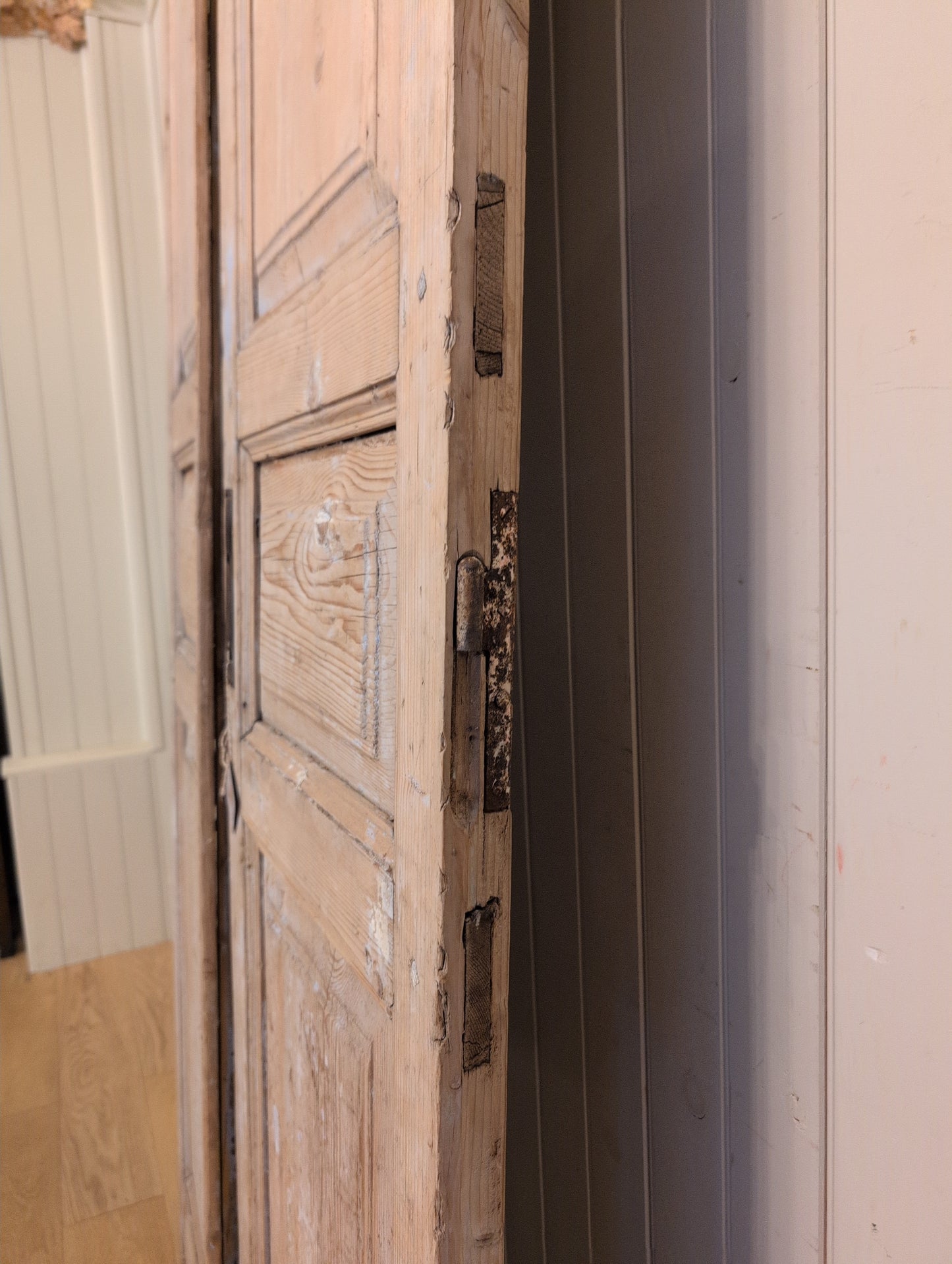 Pair of French Pine Doors