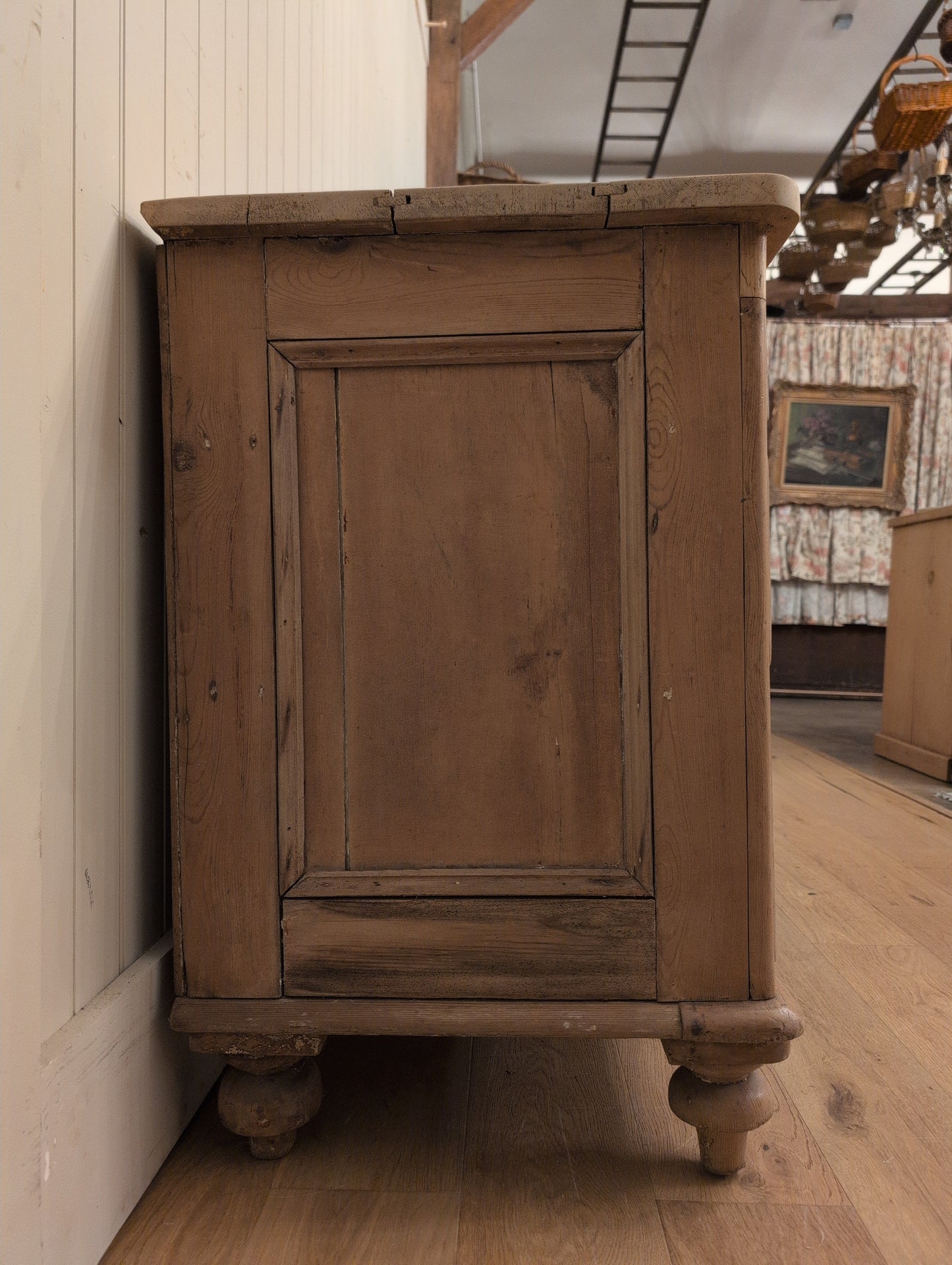 6 Drawer Pine Sideboard