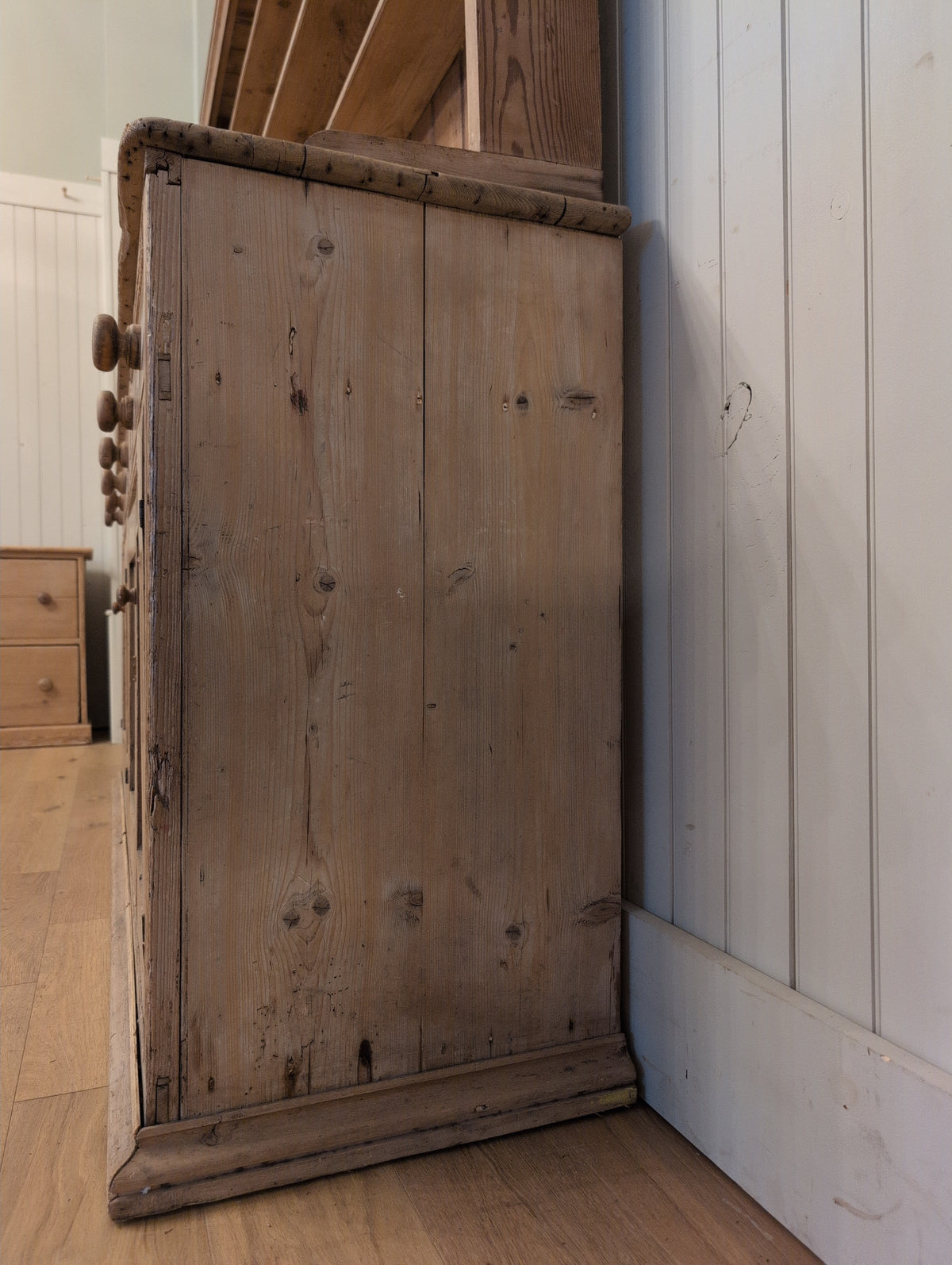 English Rustic Pine Hutch