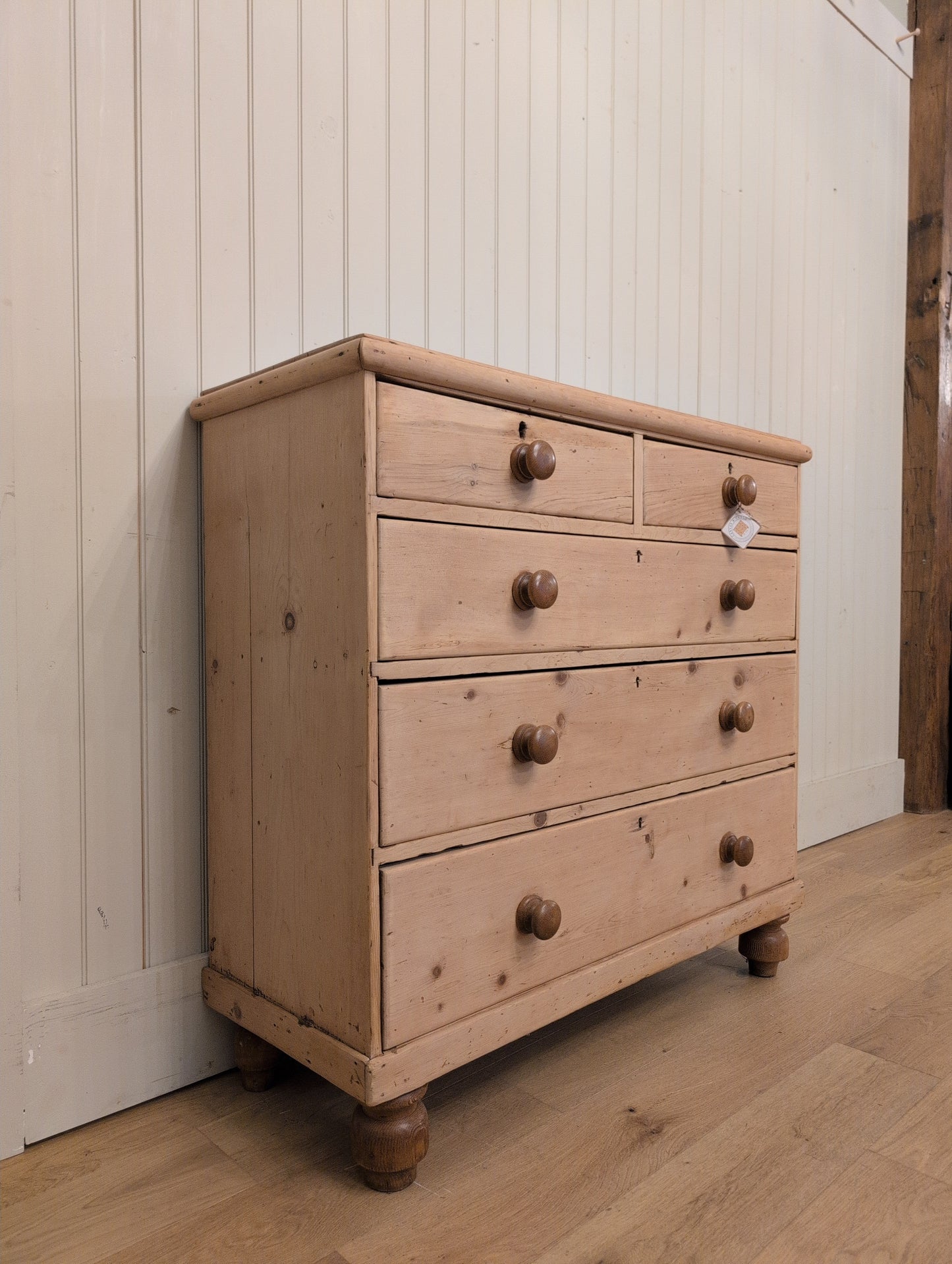 Light Pine 2 Over 3 Chest of Drawers