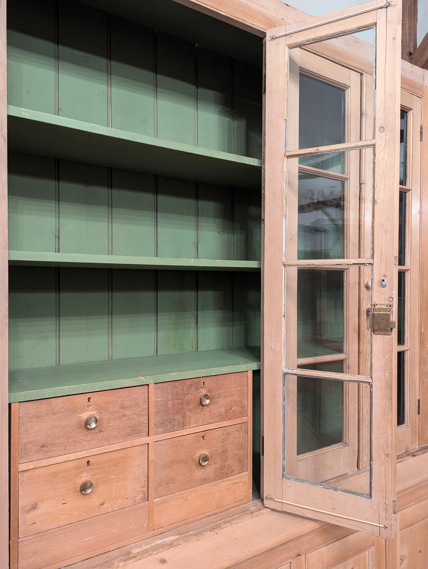 French Pine Bakery Cupboard