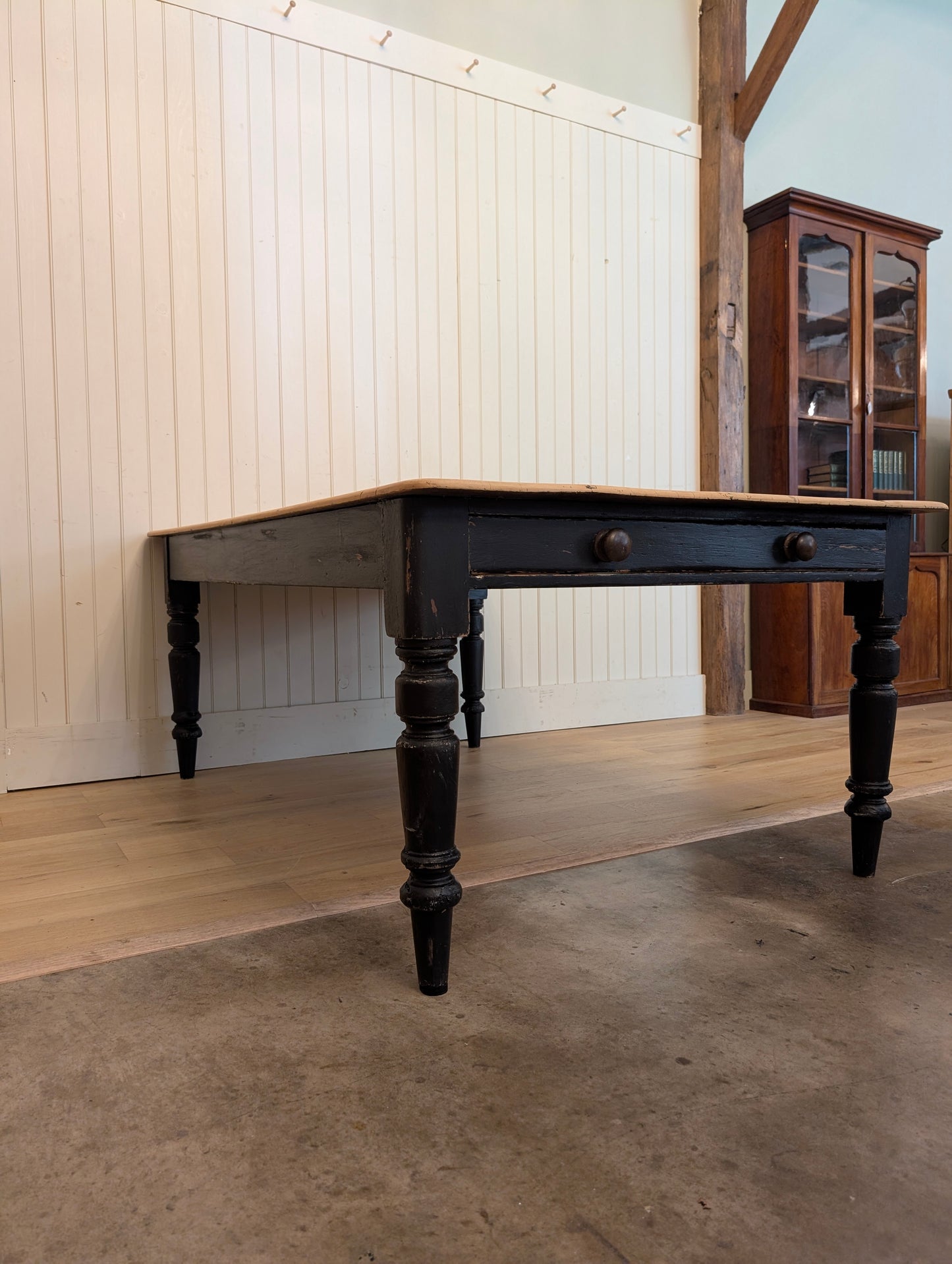 Ebonized English Pine Table