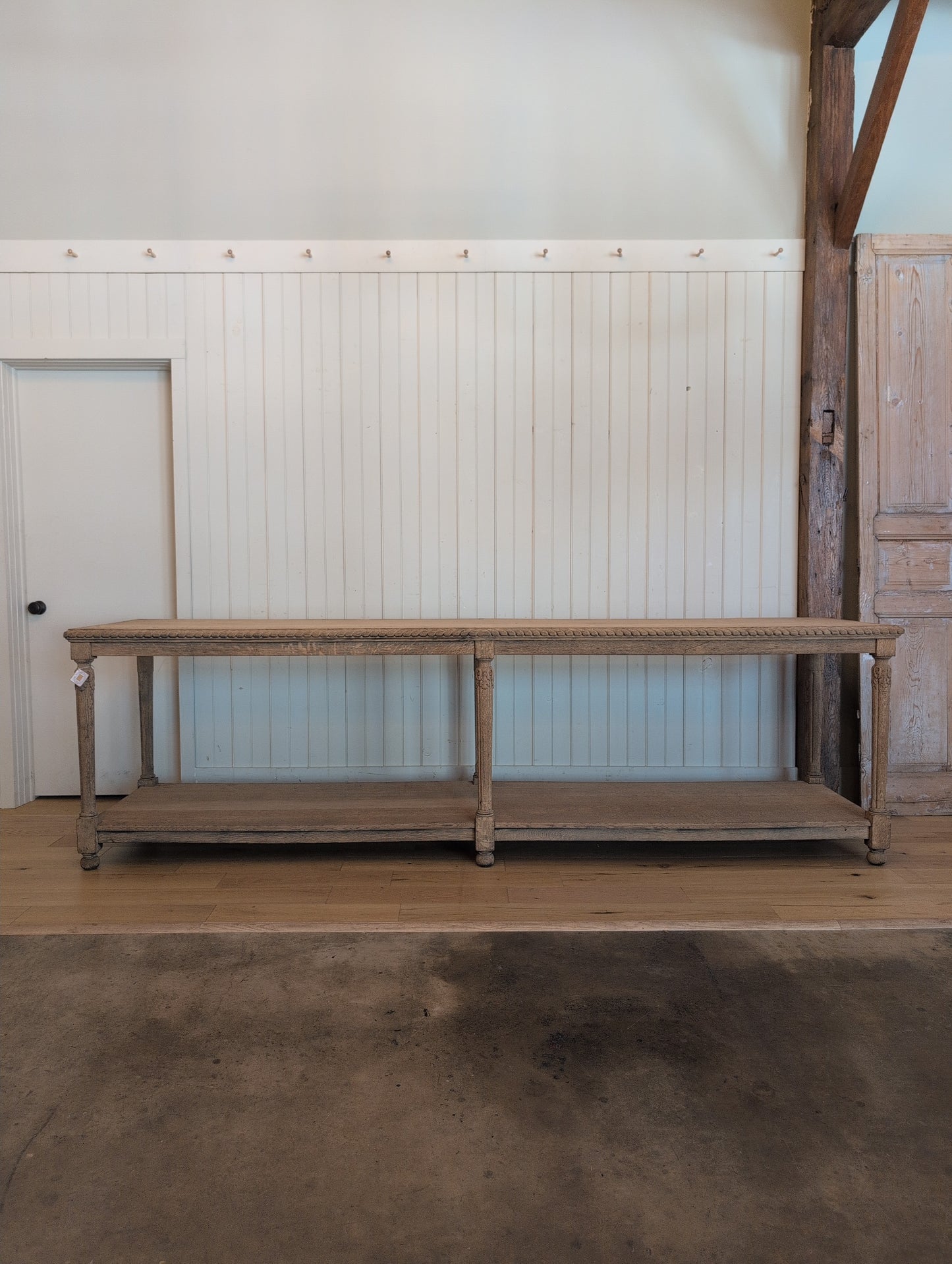 Scrubbed Oak Belgian Drapers Table 2