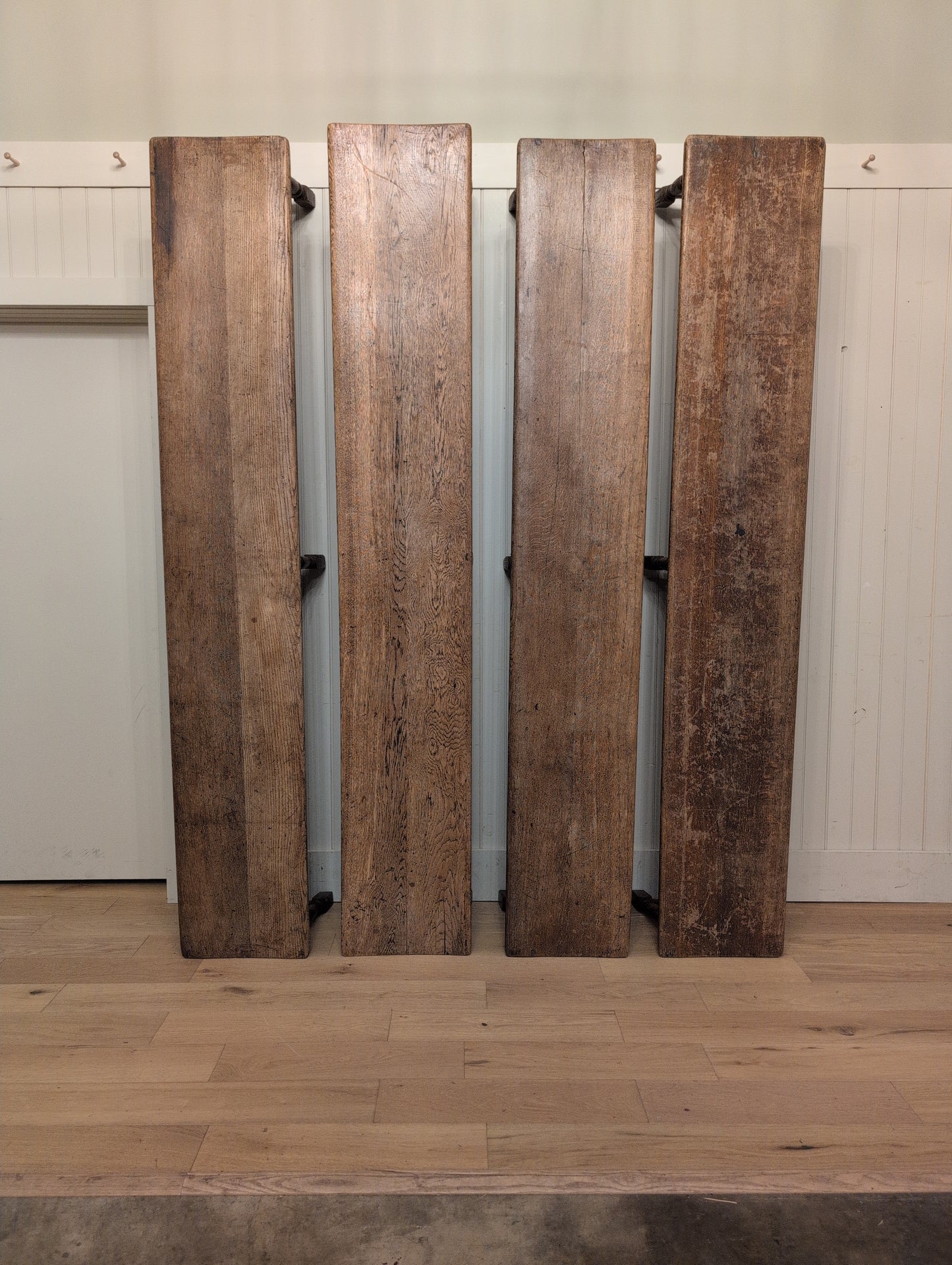 19th C. English Oak Bench D