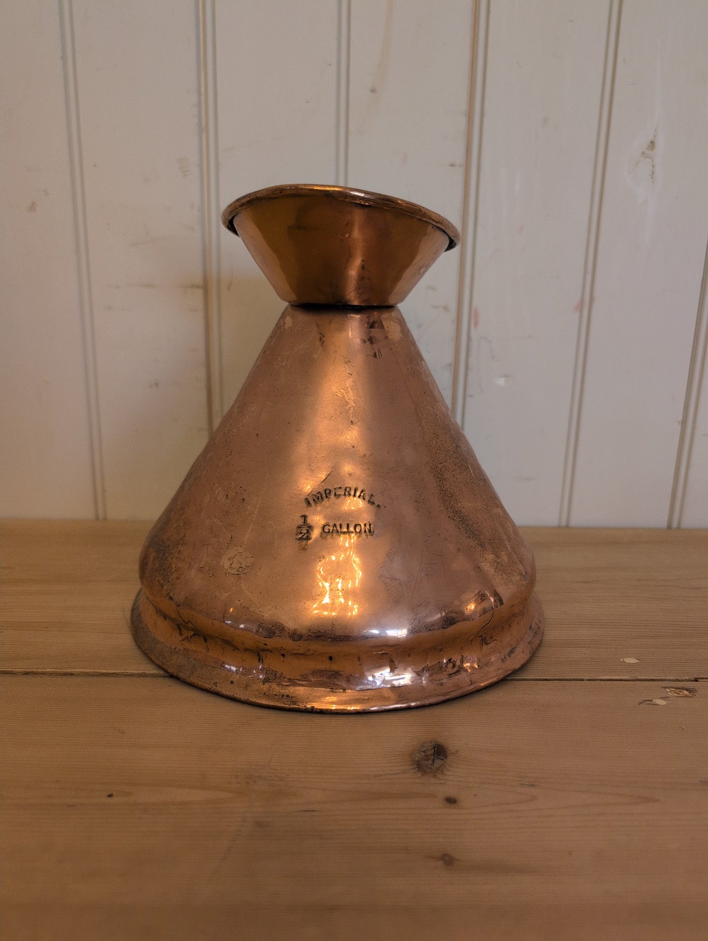 1/2 Imp Gal Copper Measure