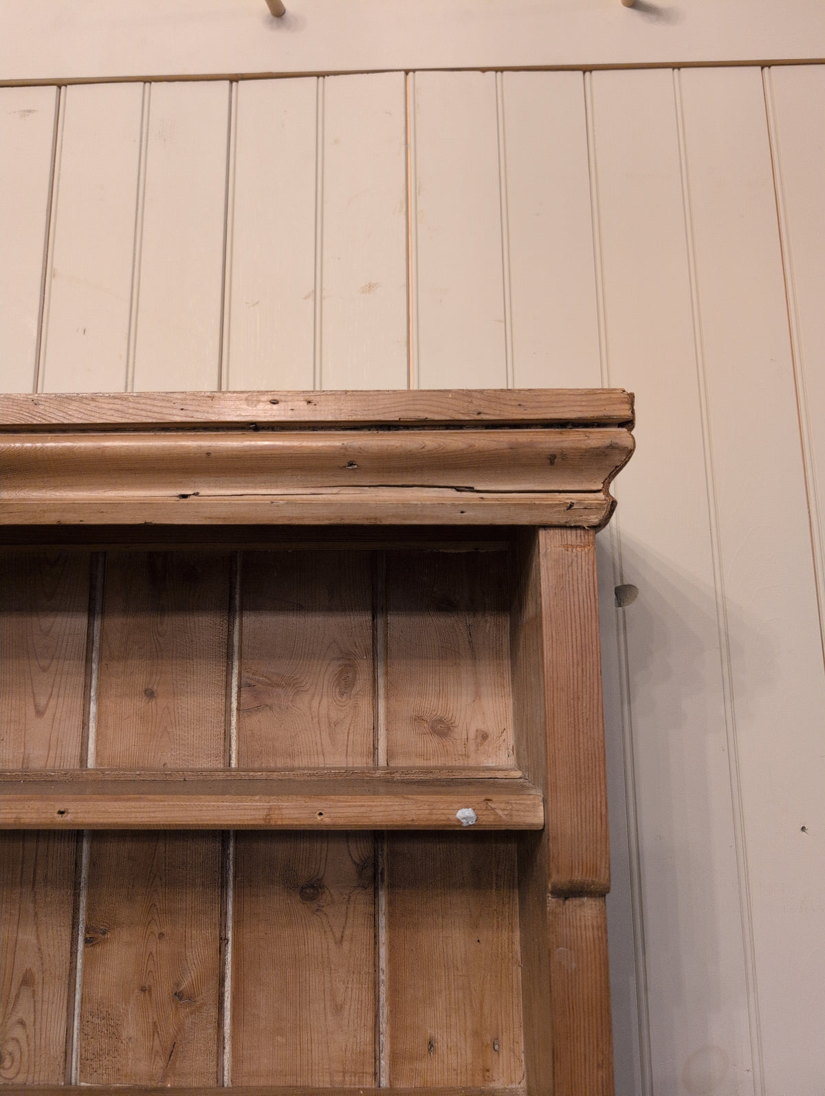 English Rustic Pine Hutch