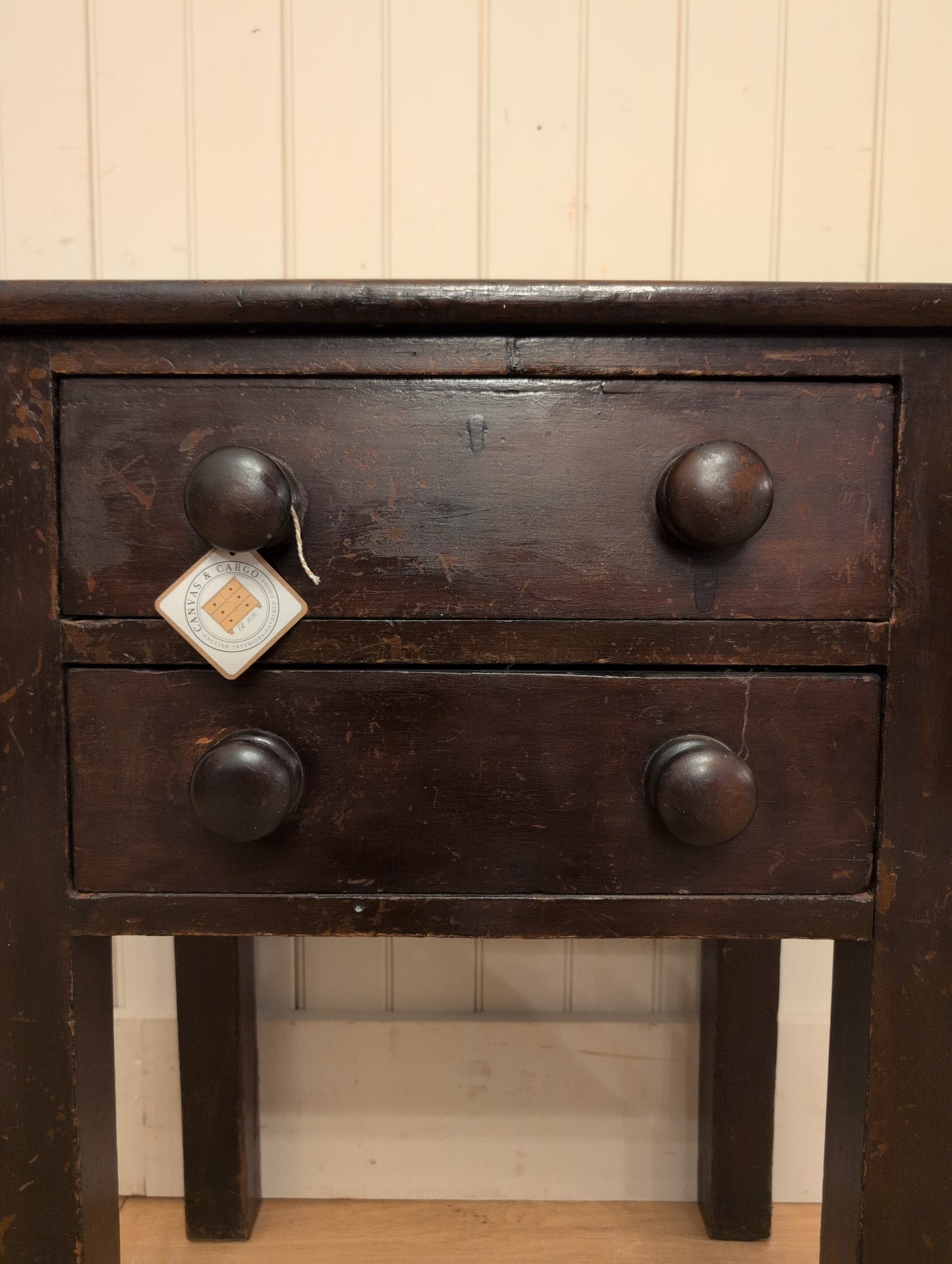 2 Drawer Mahogany Table