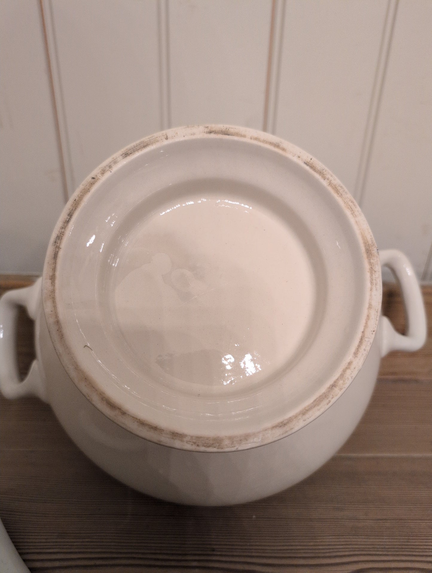 Ironstone Soupiere Lid/Ladle 63