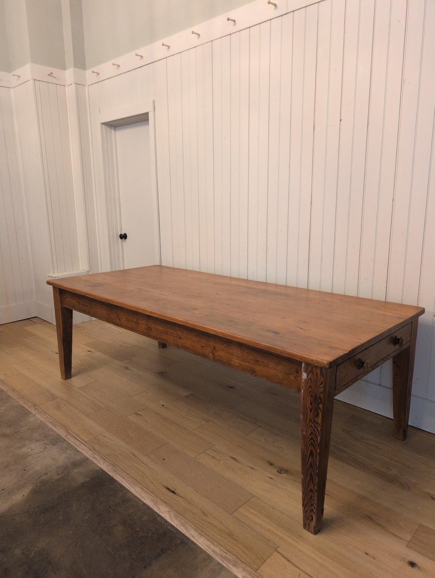 Victorian Pine 2 Drawer Dining Table