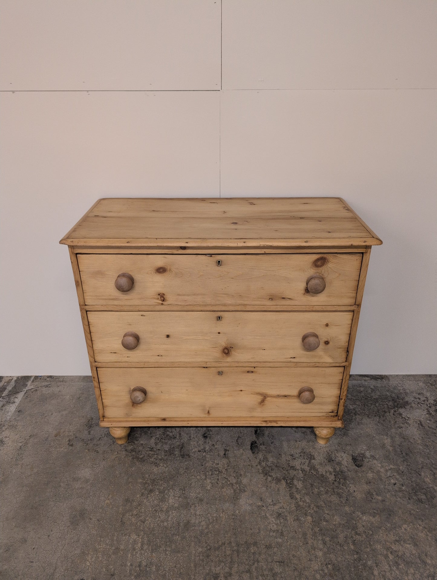 Nutty Brown English Pine Chest