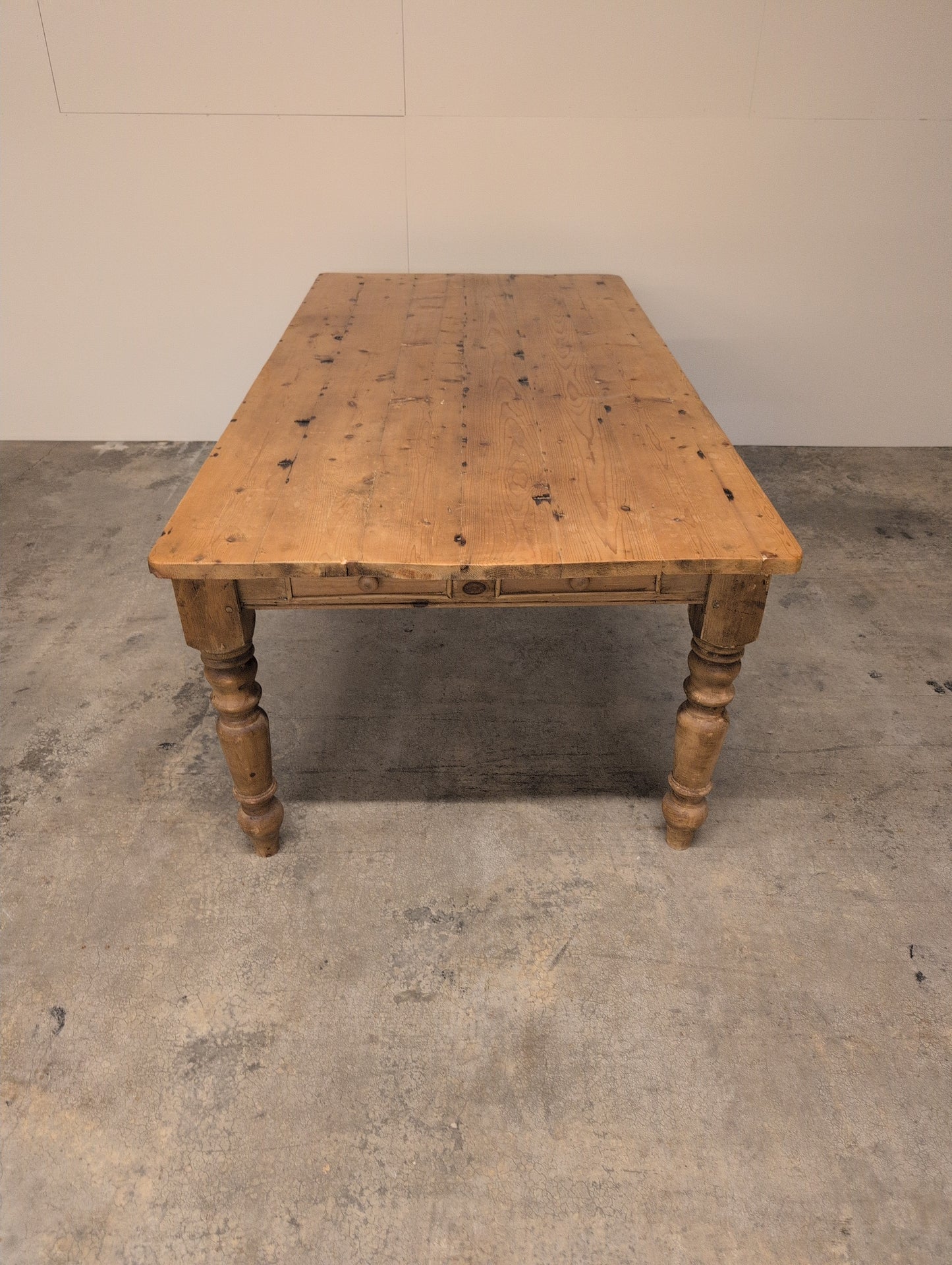 7ft Plank Top Pine Table