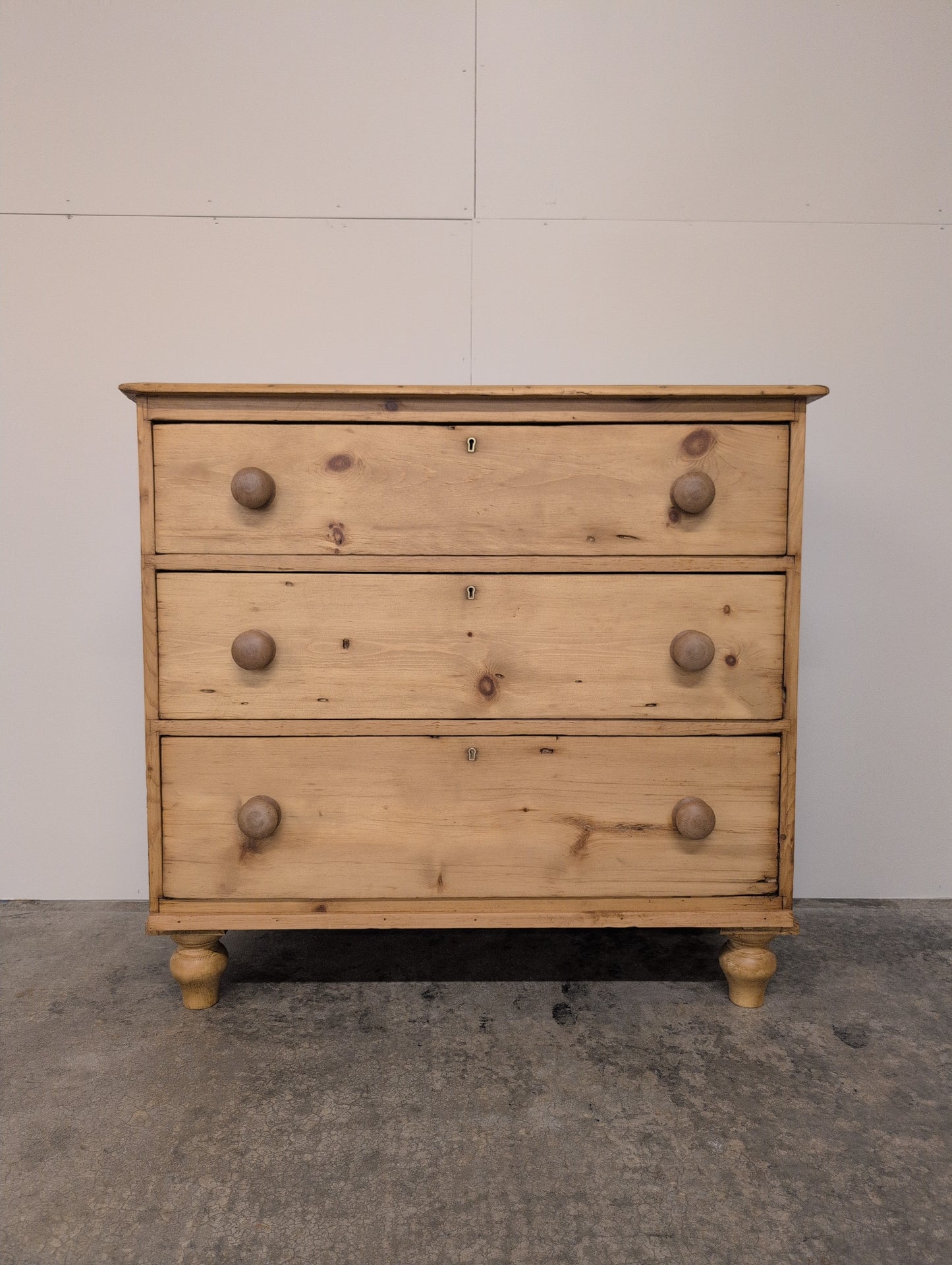 Nutty Brown English Pine Chest