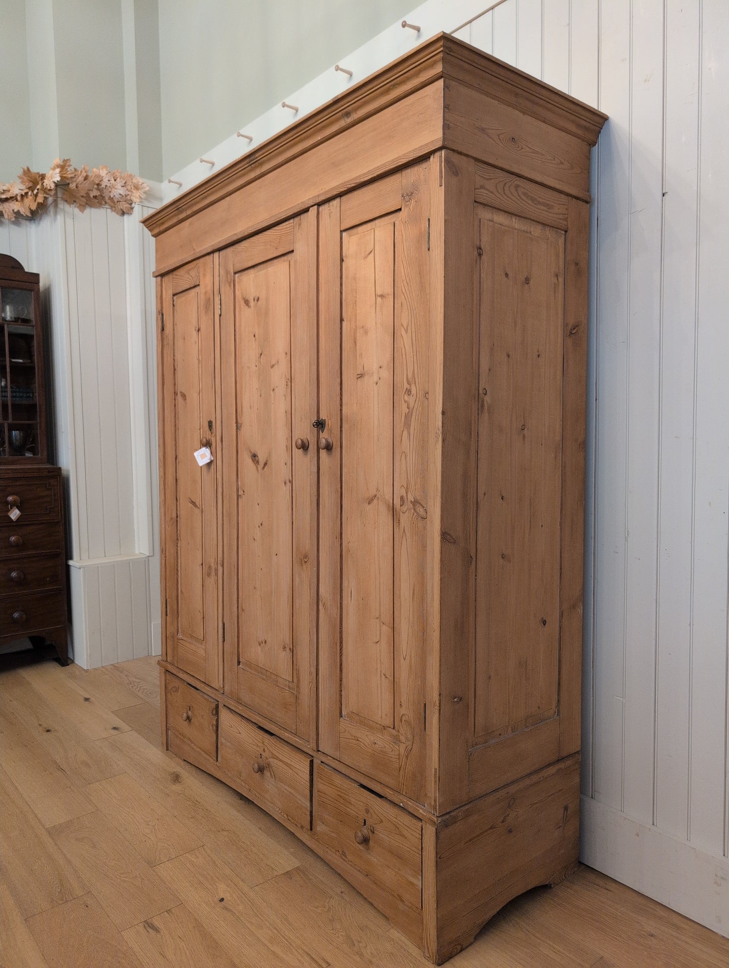 English Pine Triple Door Knockdown