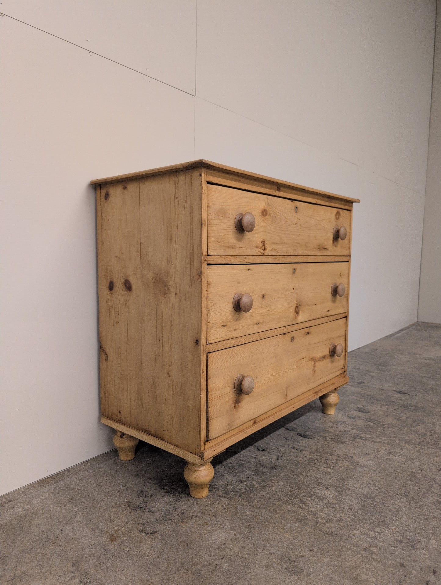 Nutty Brown English Pine Chest