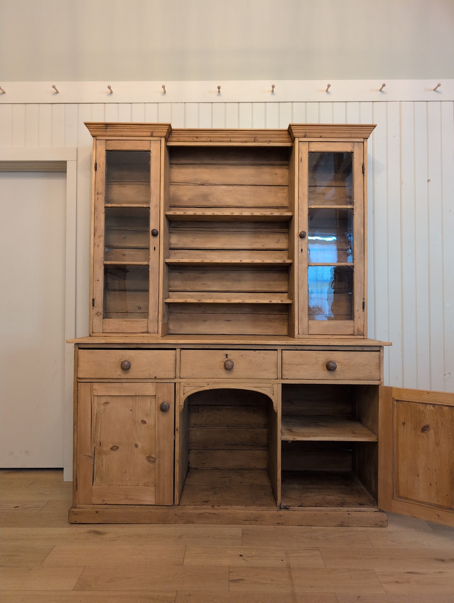 Glazed Dog Kennel Dresser