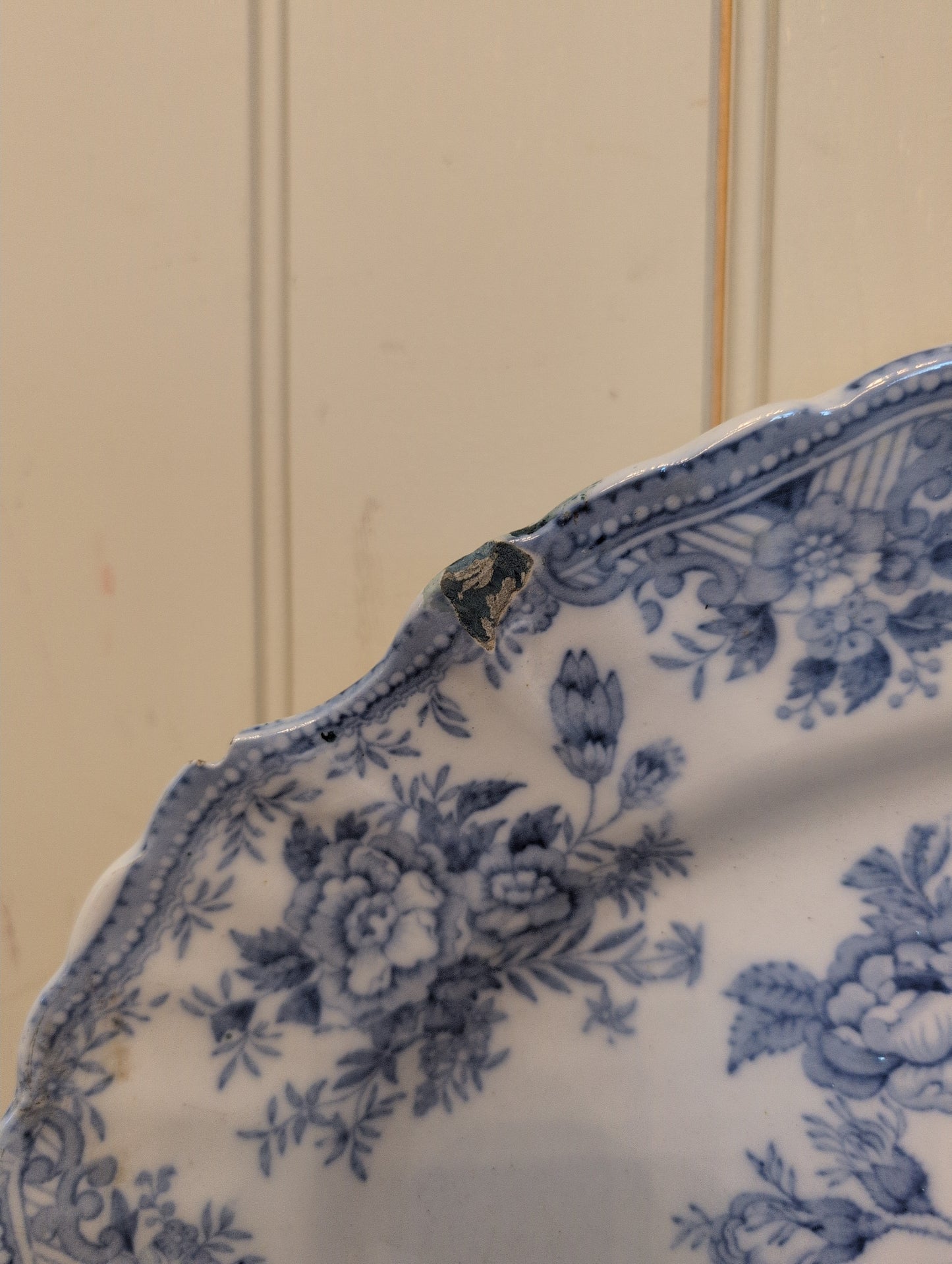 Asiatic Pheasant XL Scalloped Diamond Platter