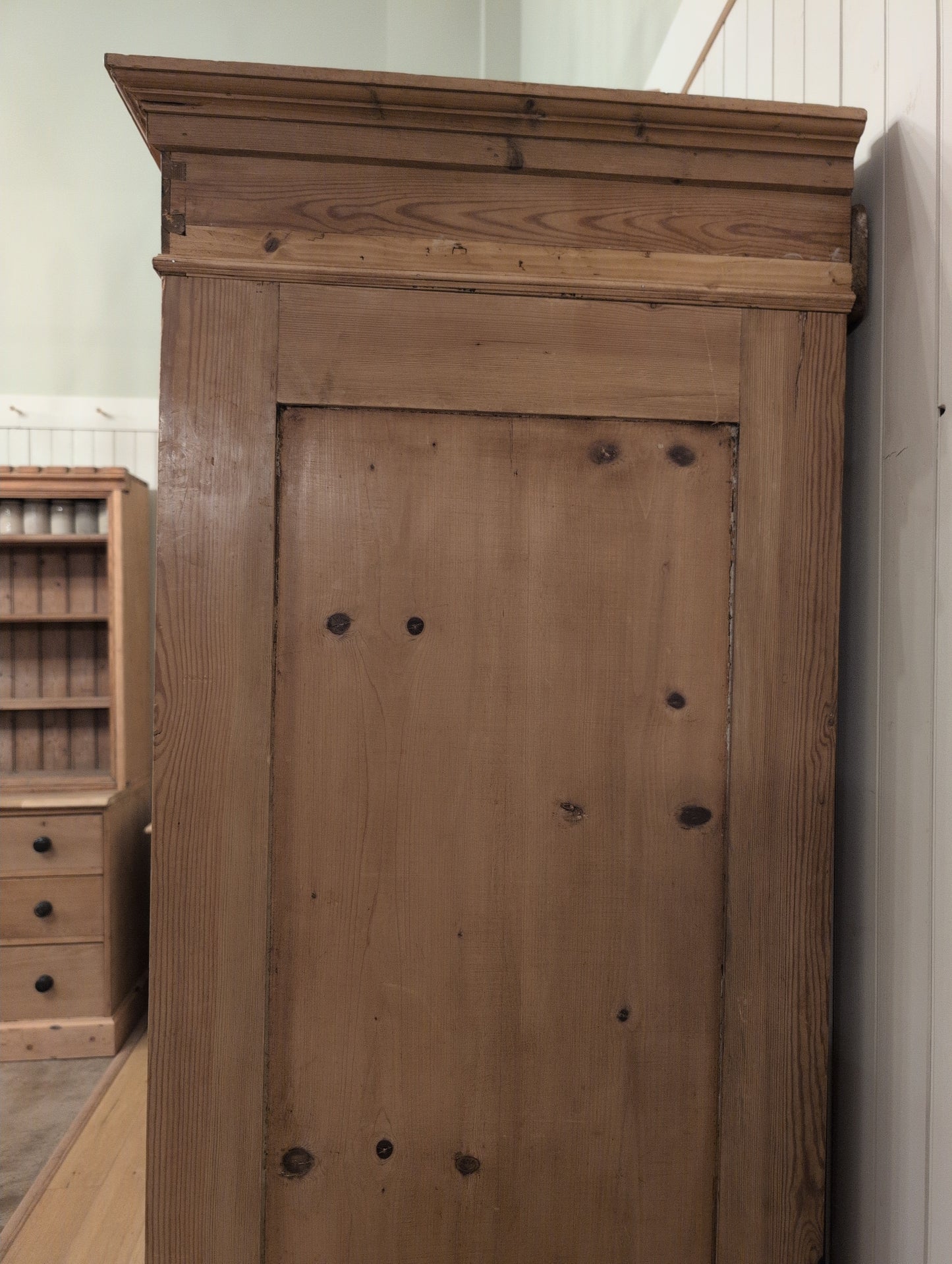 Traditional English Pine Wardrobe