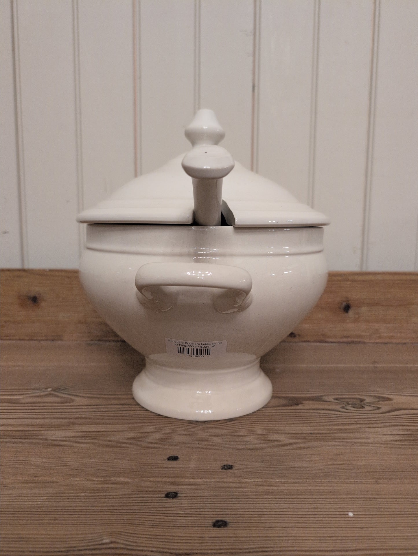 Ironstone Soupiere Lid/Ladle 63