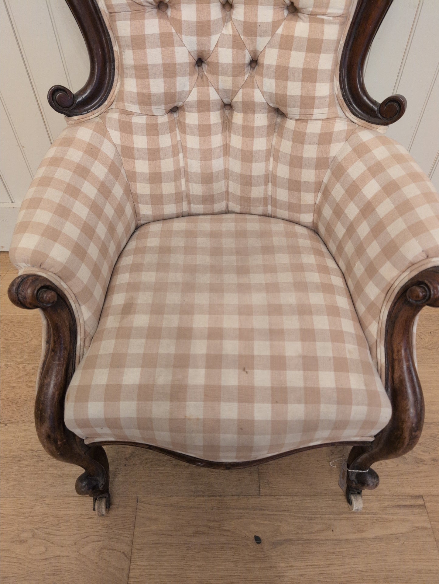 Gingham Nursing Chair