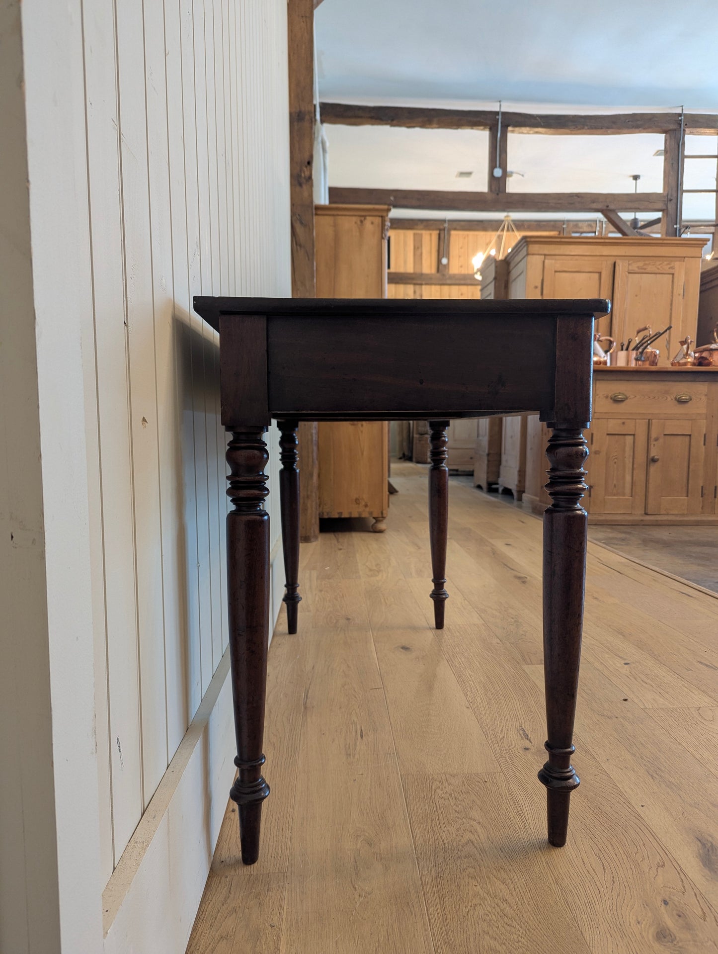 Mahogany 2 Drawer Hall Table