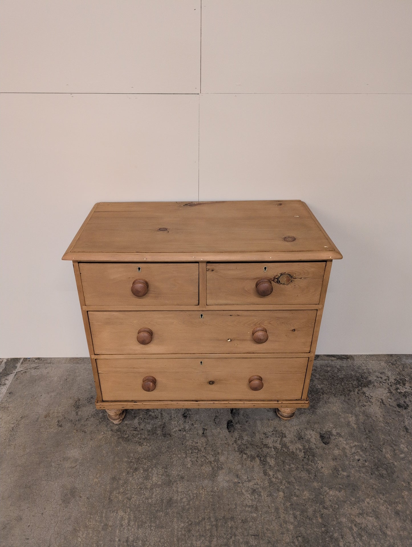 Exceptional 2 Over 2 Pine Chest