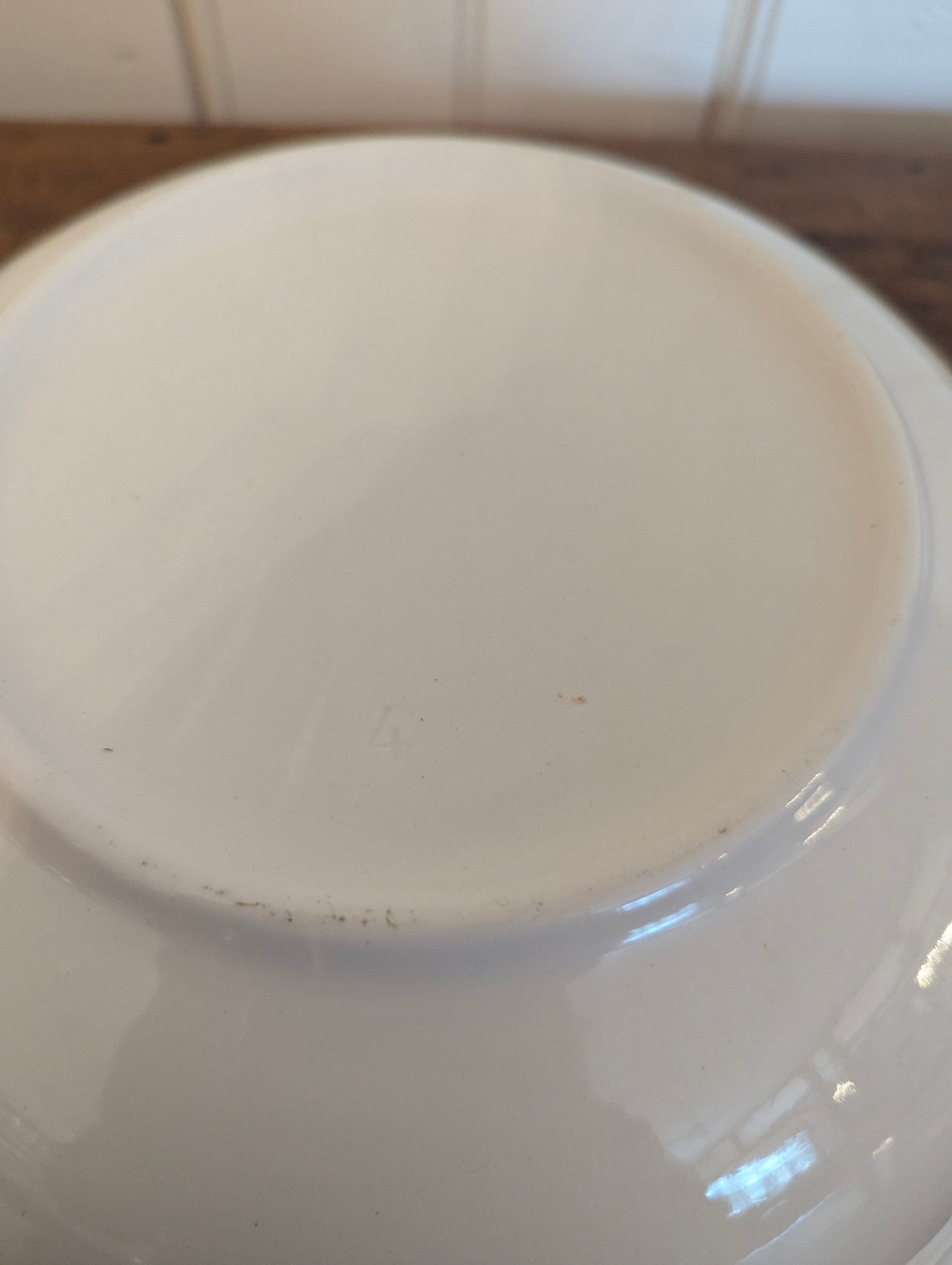 Set of 3 Scalloped Boch Ironstone Bowls