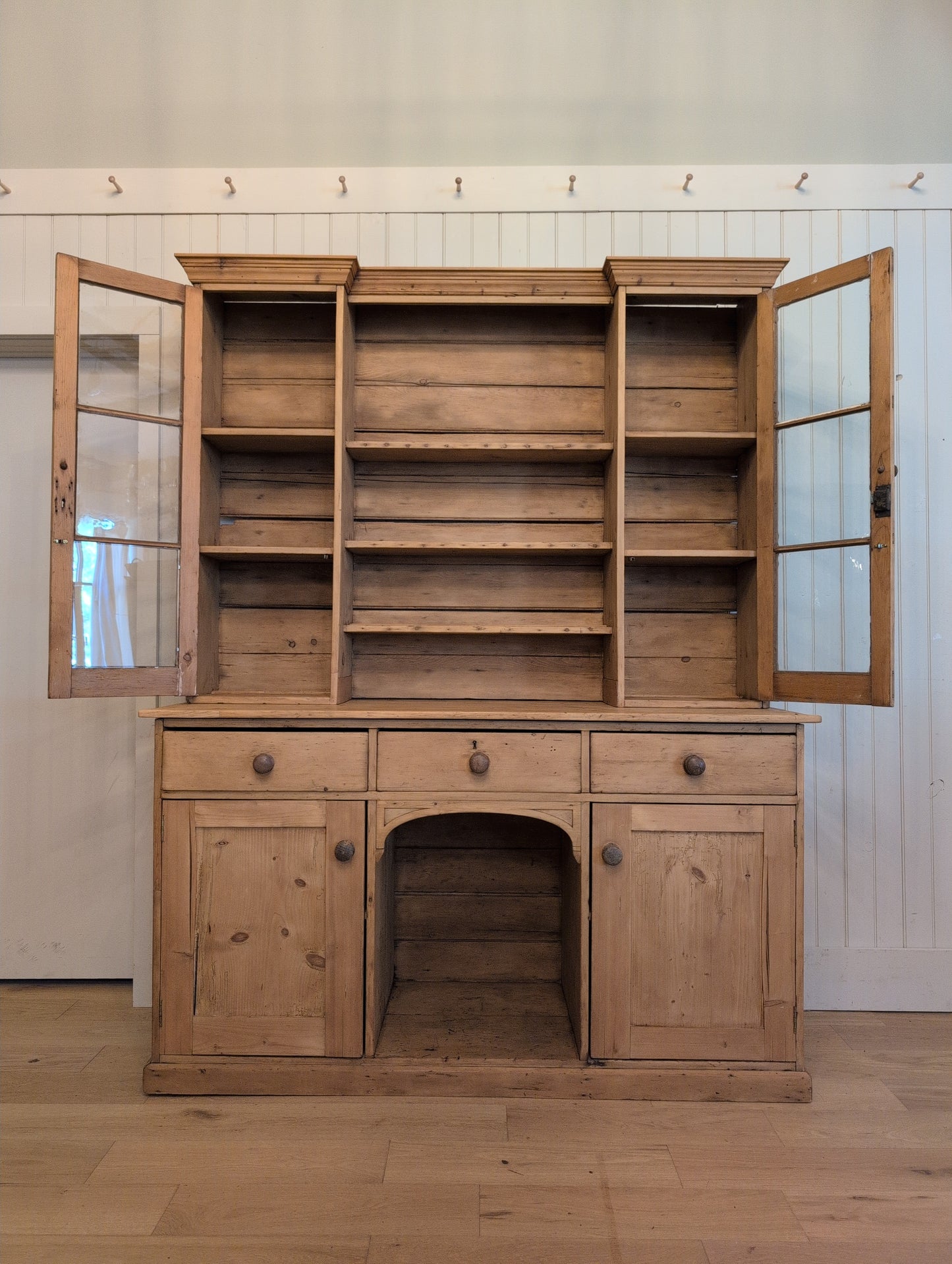 Glazed Dog Kennel Dresser