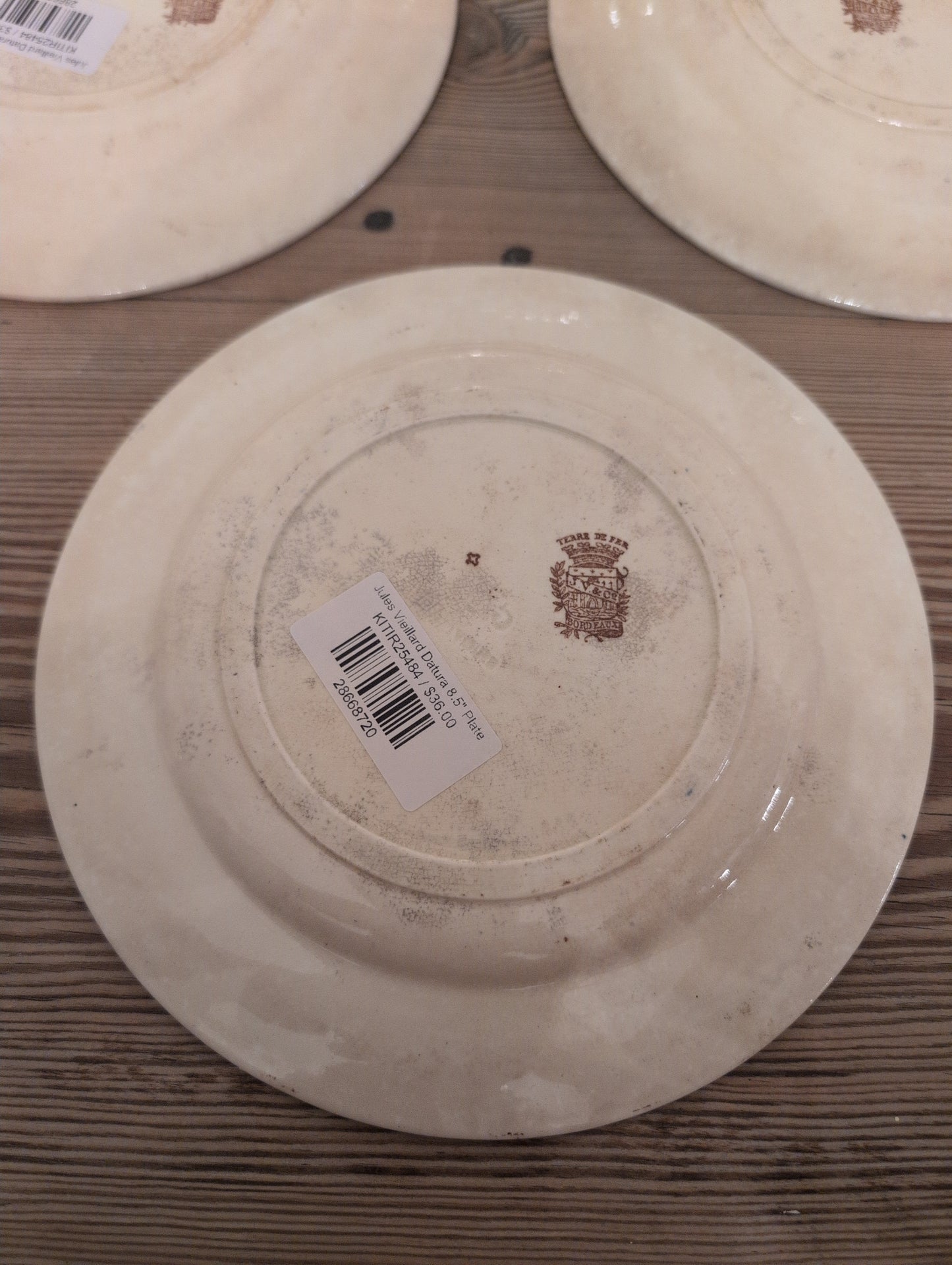 Jules Vieillard Datura 8.5" Plate