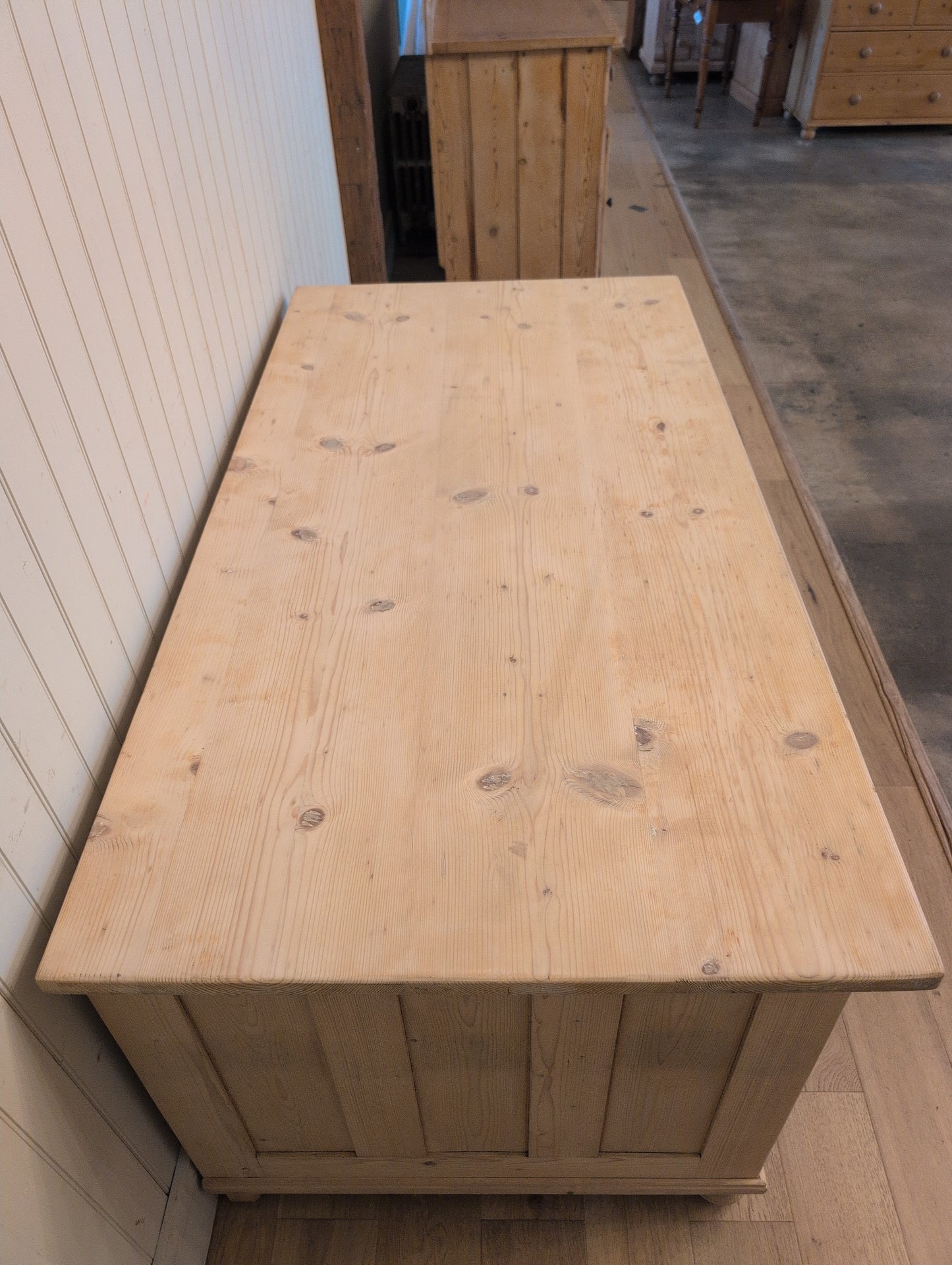 Stripped Pine Partners Desk