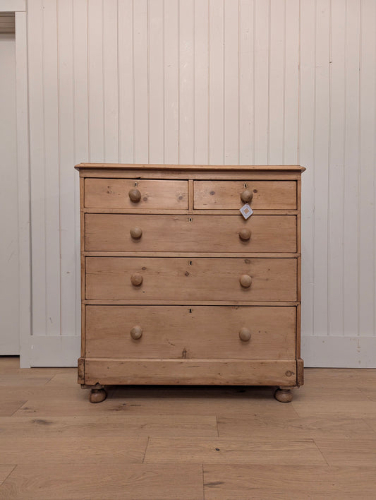 C. 1890 English Pine Chest